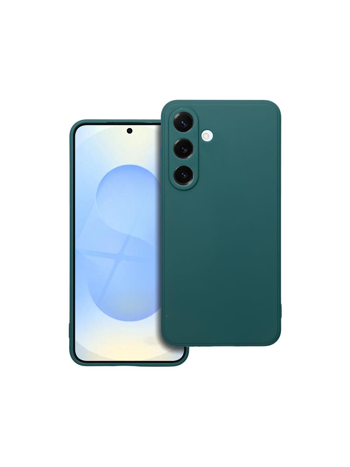 Futerał MATT do SAMSUNG S25 ciemnozielony