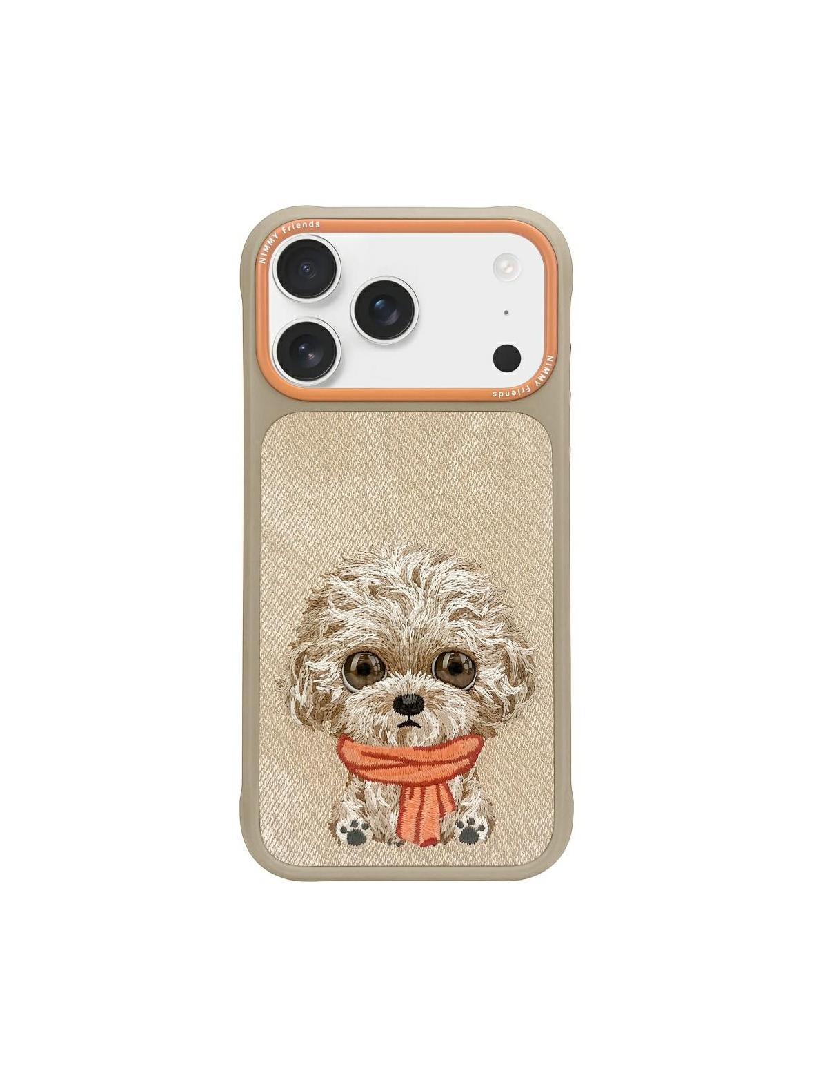 NIMMY futerał BIG EYED PET 2.0 Dog do IPHONE 17 Pro Max beżowy