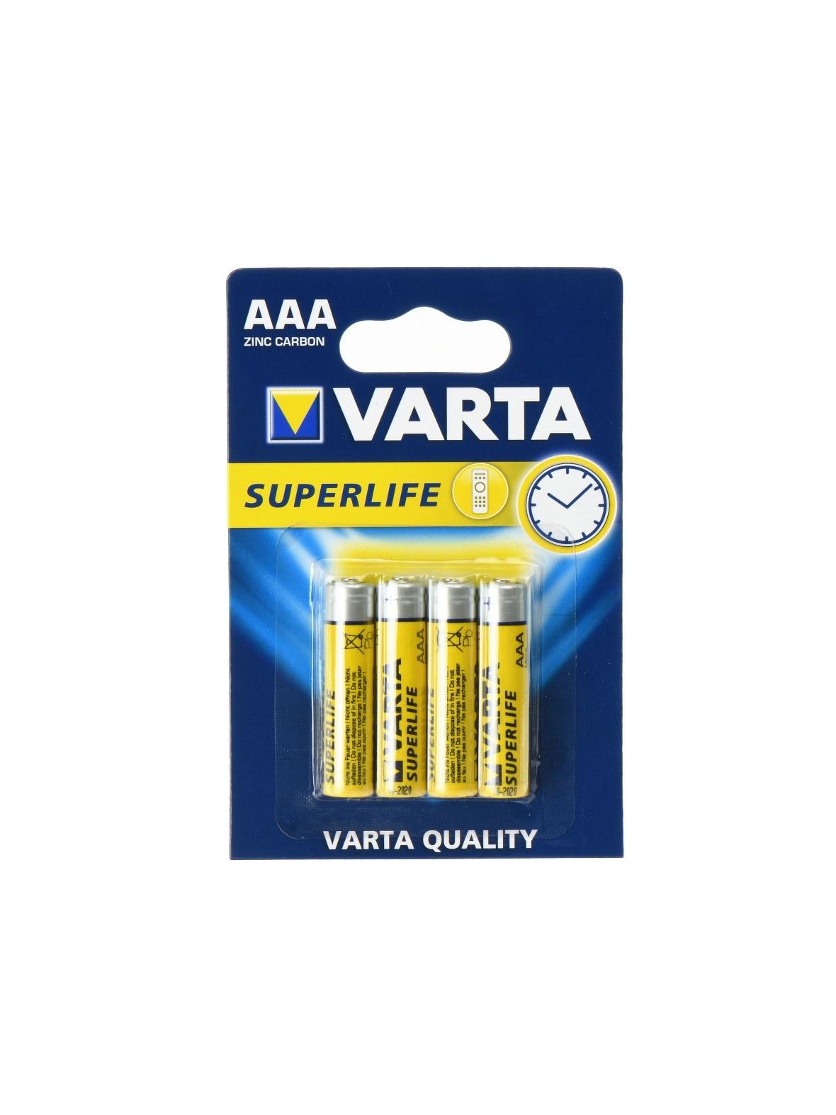 VARTA bateria cynkowa R3 (AAA) Superlife 4 szt
