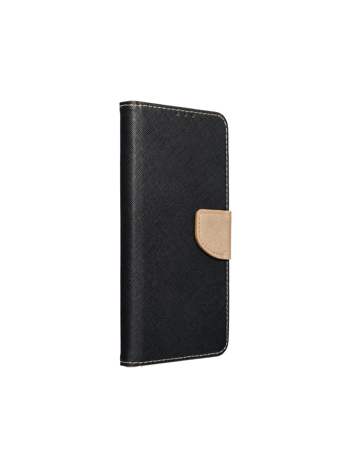 Kabura FANCY Book do IPHONE 15 Pro Max czarno złoty