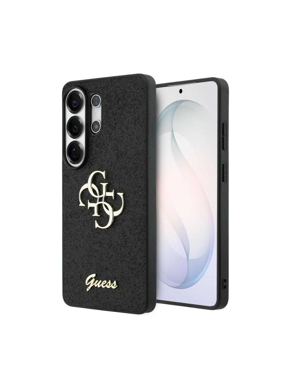 GUESS futerał do SAMSUNG S26 Ultra GUHCS26LHG4SGK (Fixed Glitter 4G Big Metal Logo) czarny