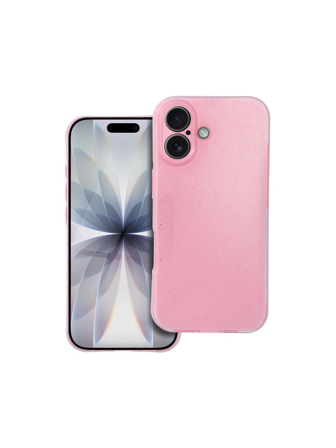 Futerał CLEAR CASE 2 mm BLINK do IPHONE 17 różowy