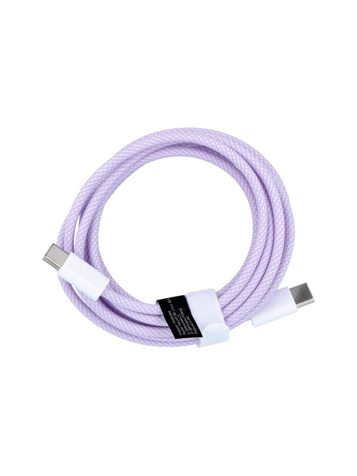 Kabel Typ C do Typ C PD QC3.0 3A 60W C263 2 m fioletowy