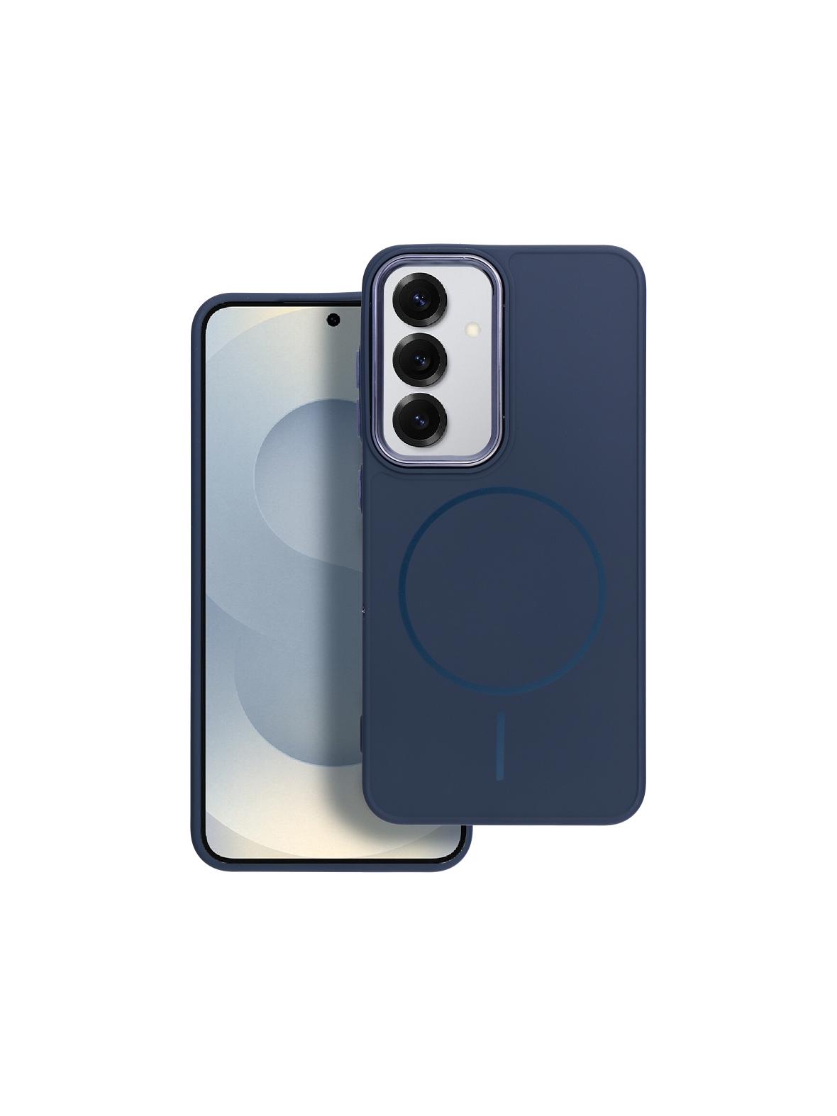 Futerał FRAME MAG COVER kompatybilny z MagSafe do SAMSUNG A36 granatowy