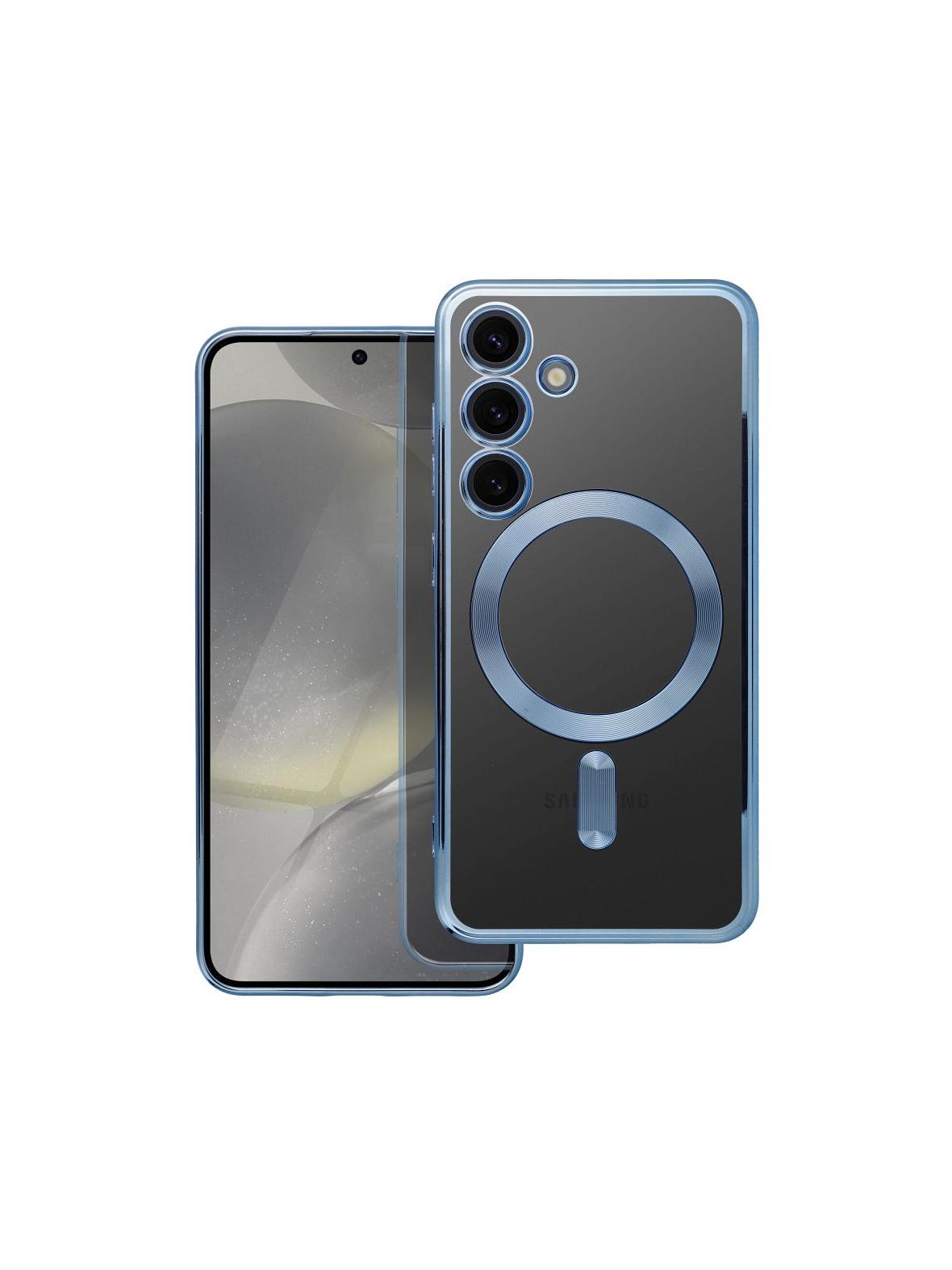 Futerał ELECTRO MAG COVER kompatybilny z MagSafe do SAMSUNG S24 niebieski