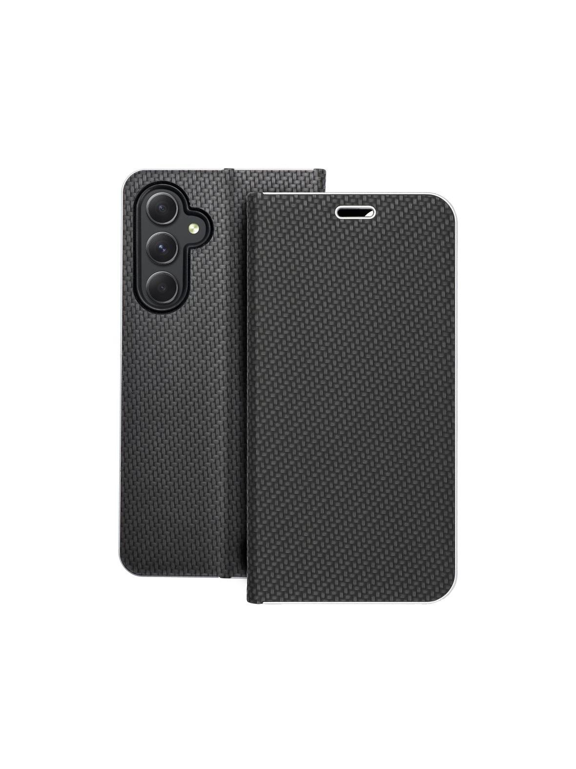 Kabura LUNA Book Carbon do SAMSUNG A54 5G czarny