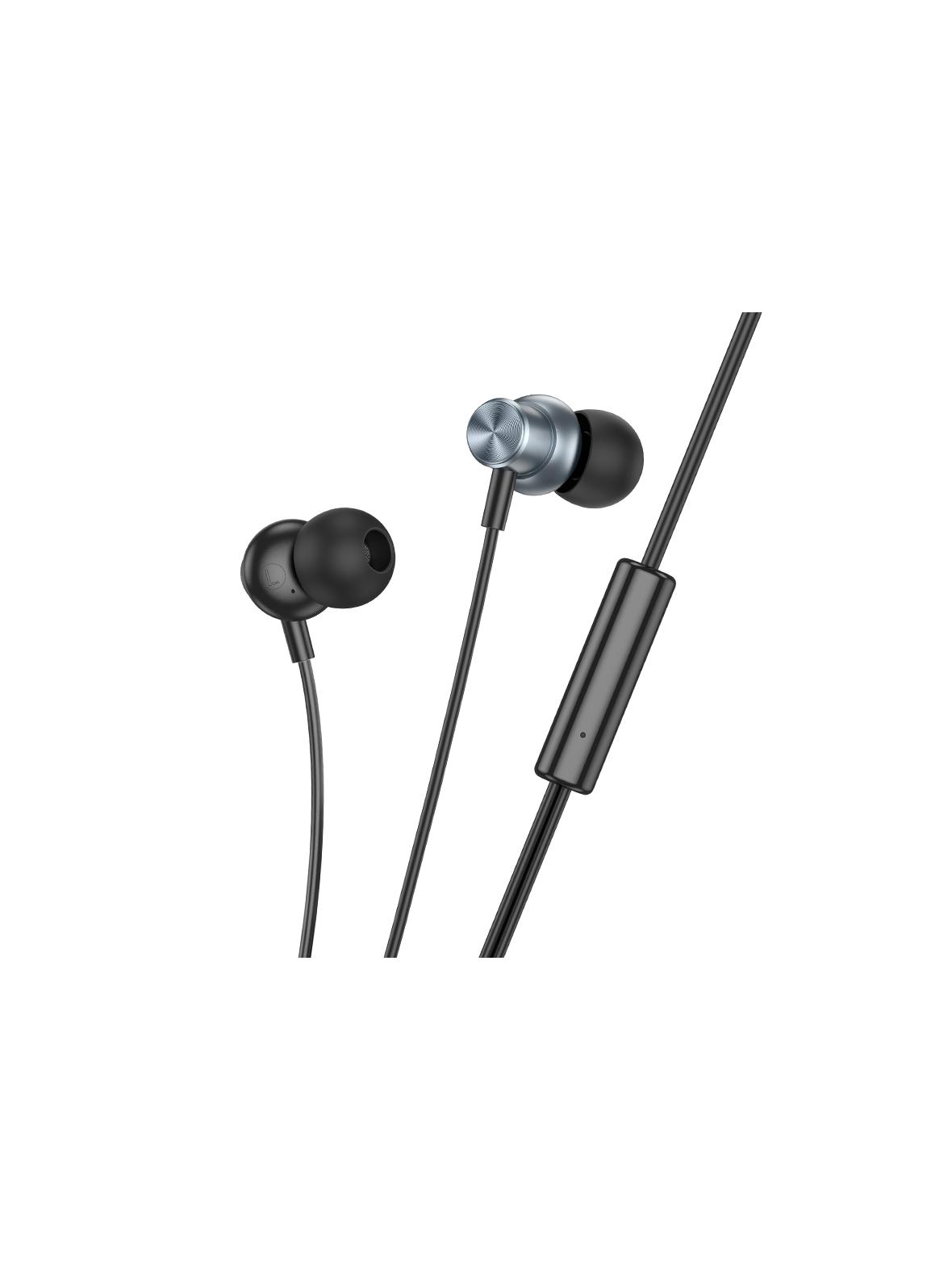 Słuchawki przewodowe douszne Jack 3,5 mm Hoco M110 szare