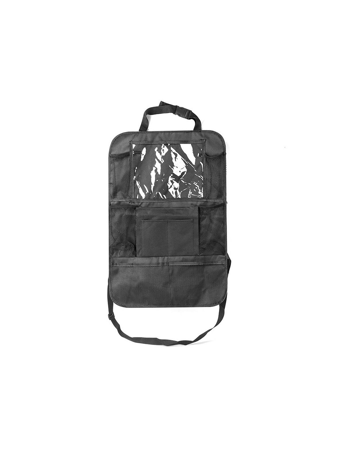 Organizer samochodowy na fotele przednie z przegródkami BY-1298 czarny