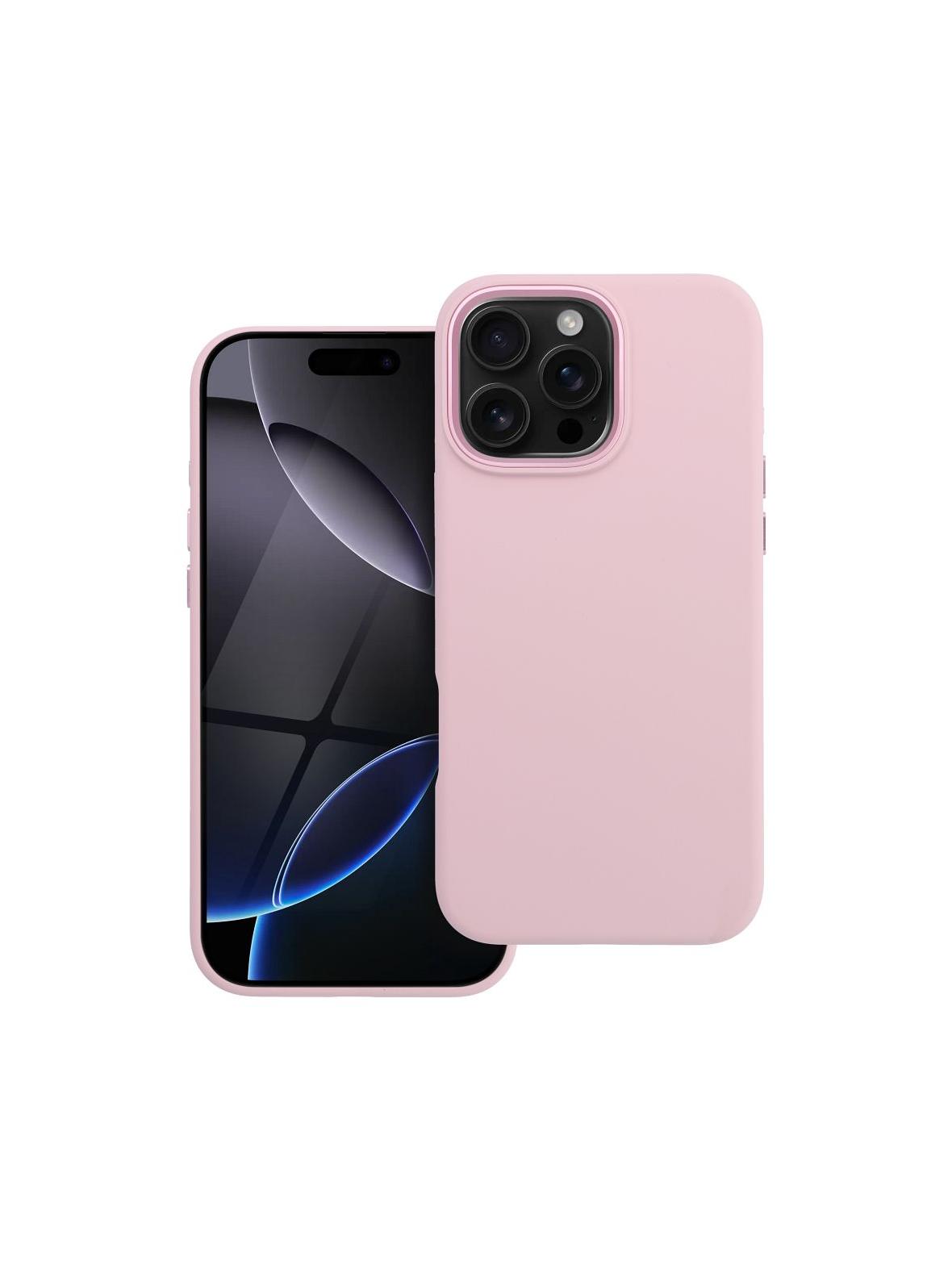 Etui na iPhone 16 PRO MAX Forcell F-Protect Frame Premium zgodny z MagSafe różowy 0INT