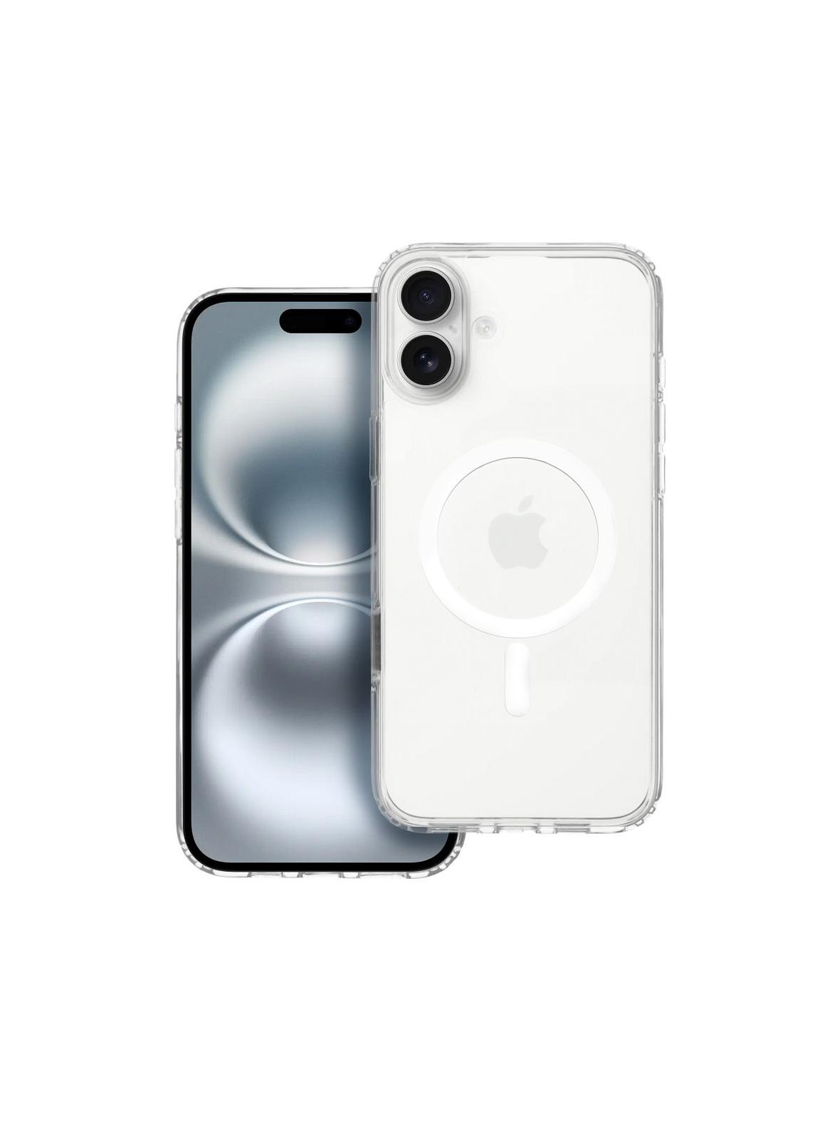 Futerał nieżółknący Clear Elite Mag Cover kompatybilny z MagSafe i Camera Control button pasuje do IPHONE 16 Air transparent