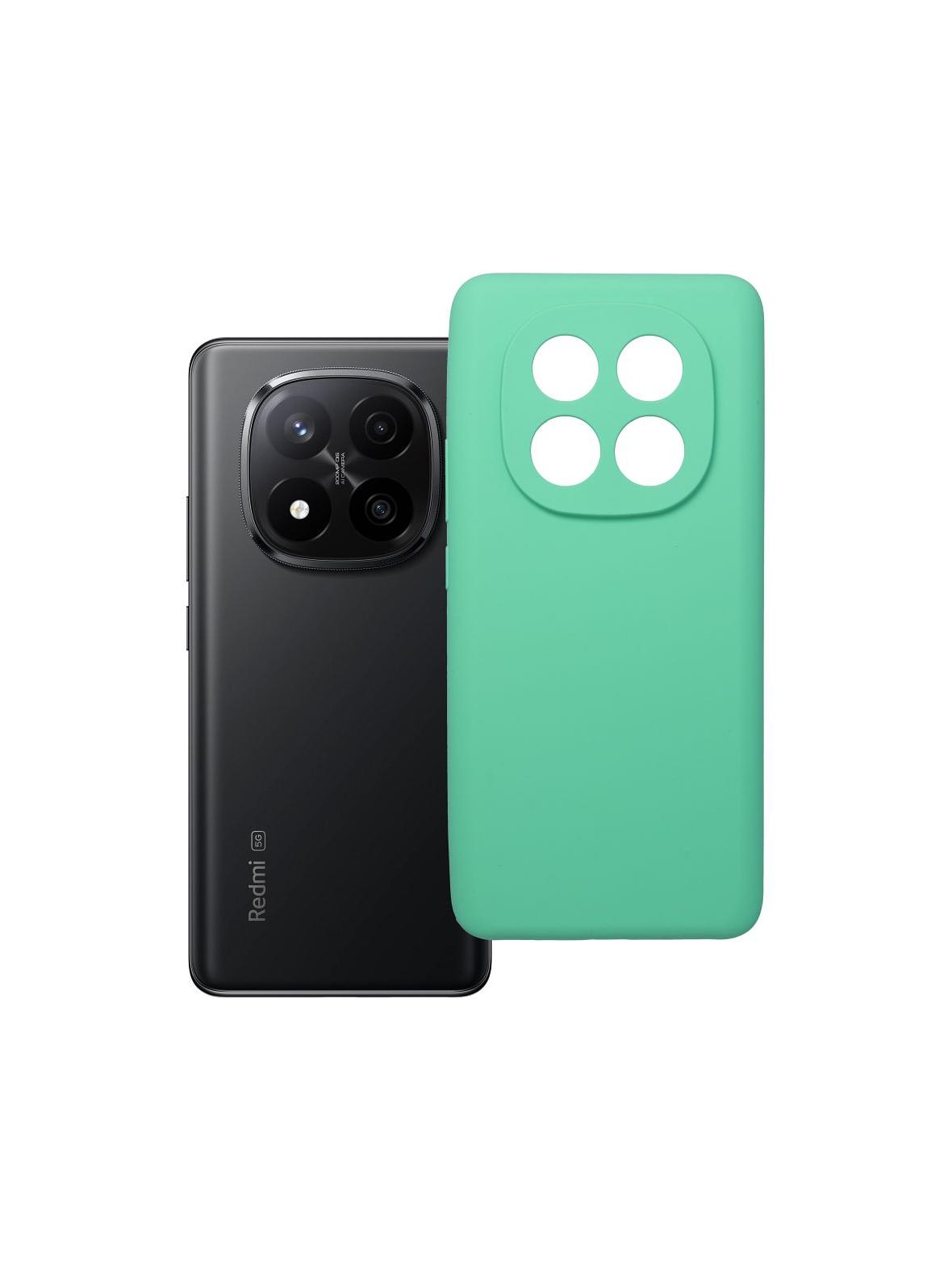 Futerał SILICONE 2mm do XIAOMI REDMI NOTE 14 Pro Plus 5G miętowy