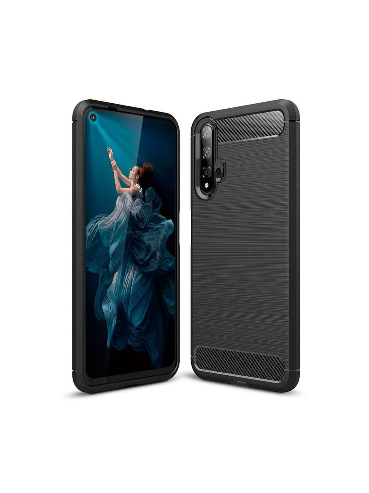 Futerał CARBON do HONOR 20 / Nova 5T czarny