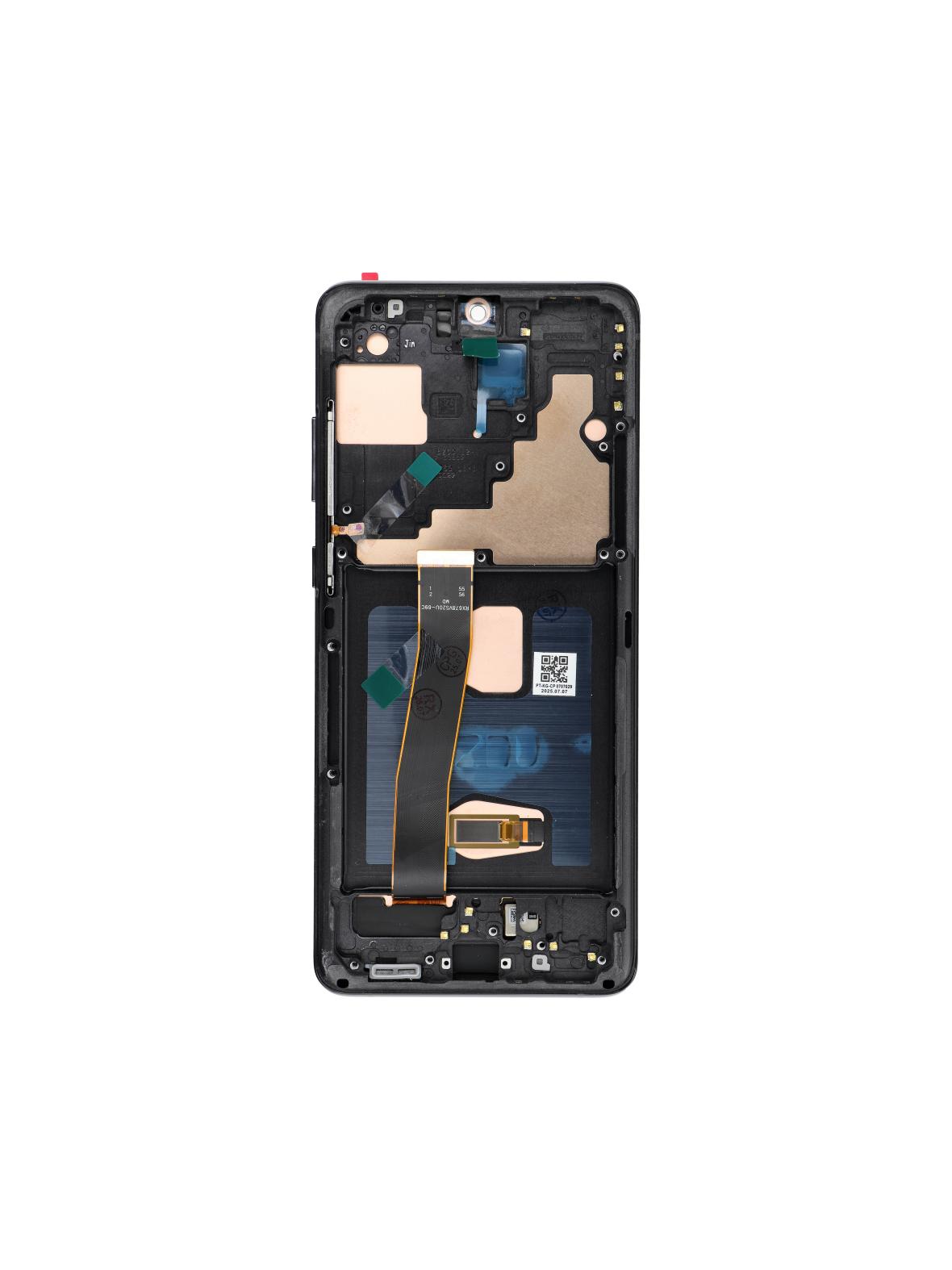 Wyświetlacz LCD do SAMSUNG S20 Ultra Black SOFT OLED z ramka