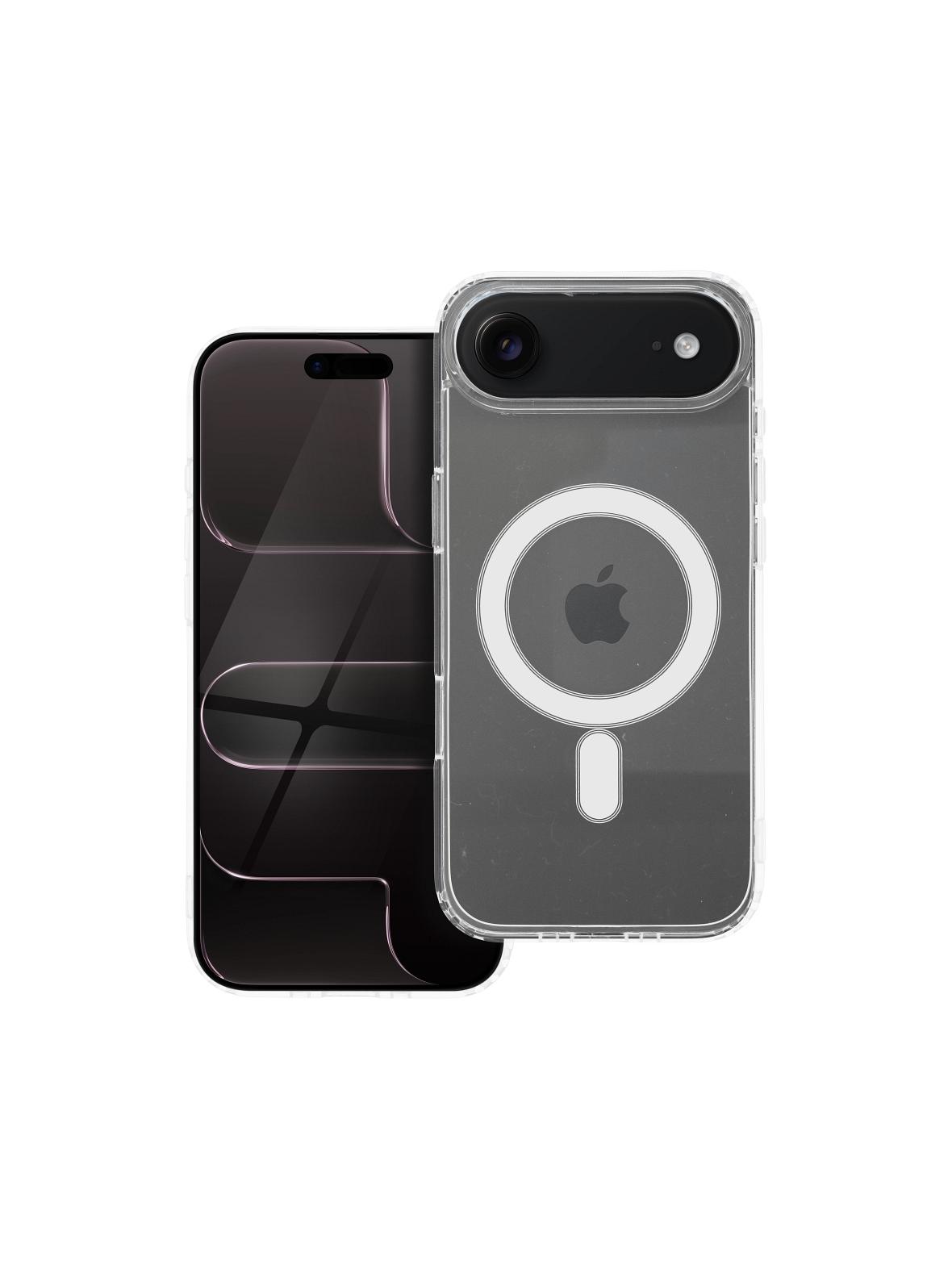 Futerał CLEAR MAG COVER (MID) kompatybilny z MagSafe do IPHONE 17 Air transparentny