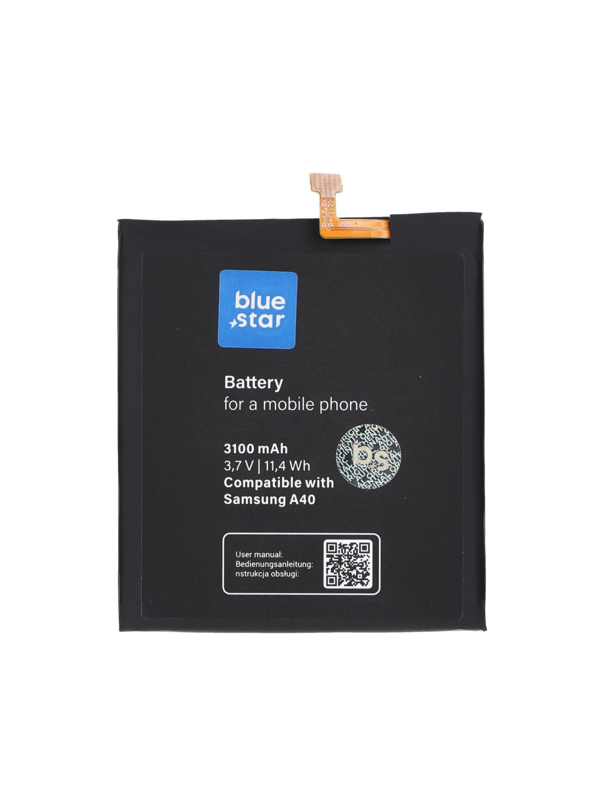 Bateria do Samsung A40 3100 mAh Blue Star Premium