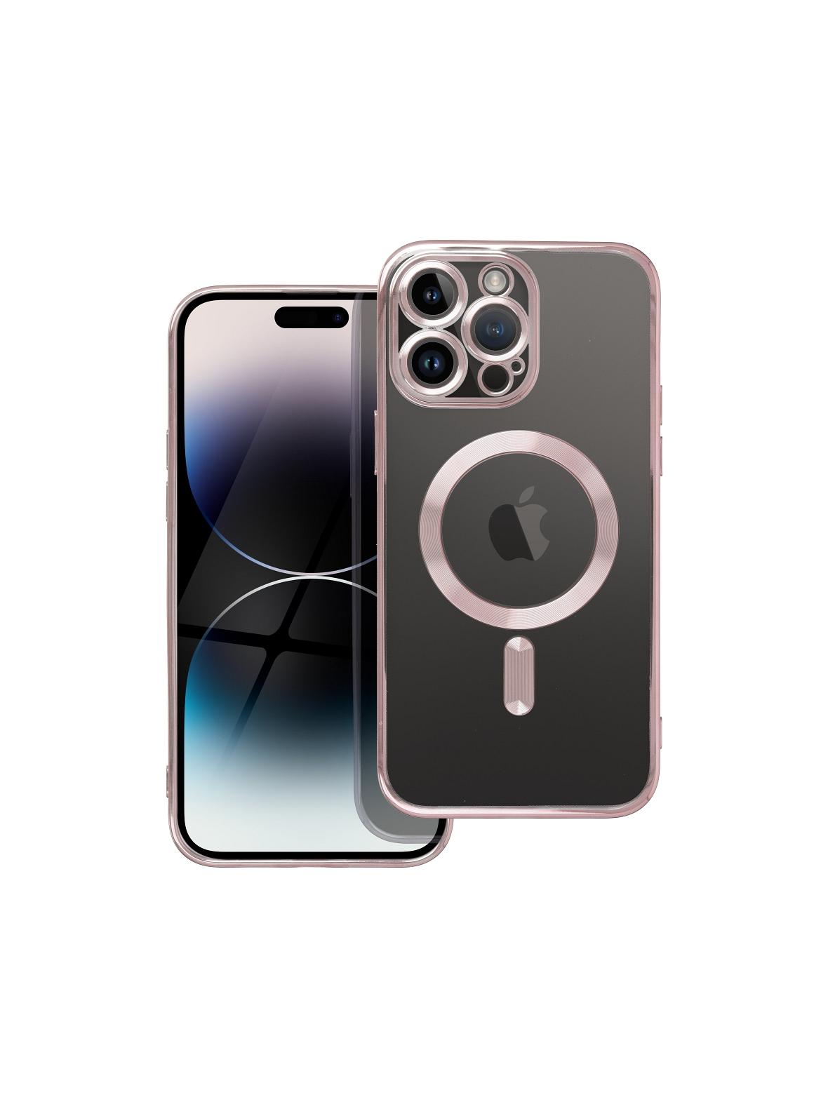 Futerał ELECTRO MAG COVER kompatybilny z MagSafe do IPHONE 14 Pro Max złoty róż