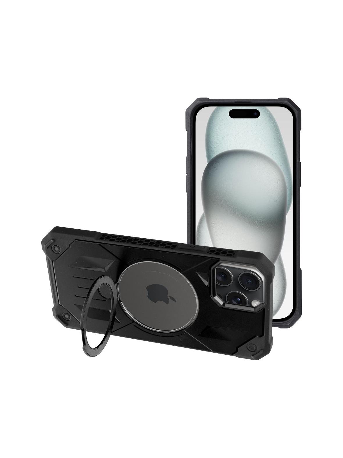 Futerał ARMOR MAG COVER kompatybilny z MagSafe do IPHONE 15 Plus czarny