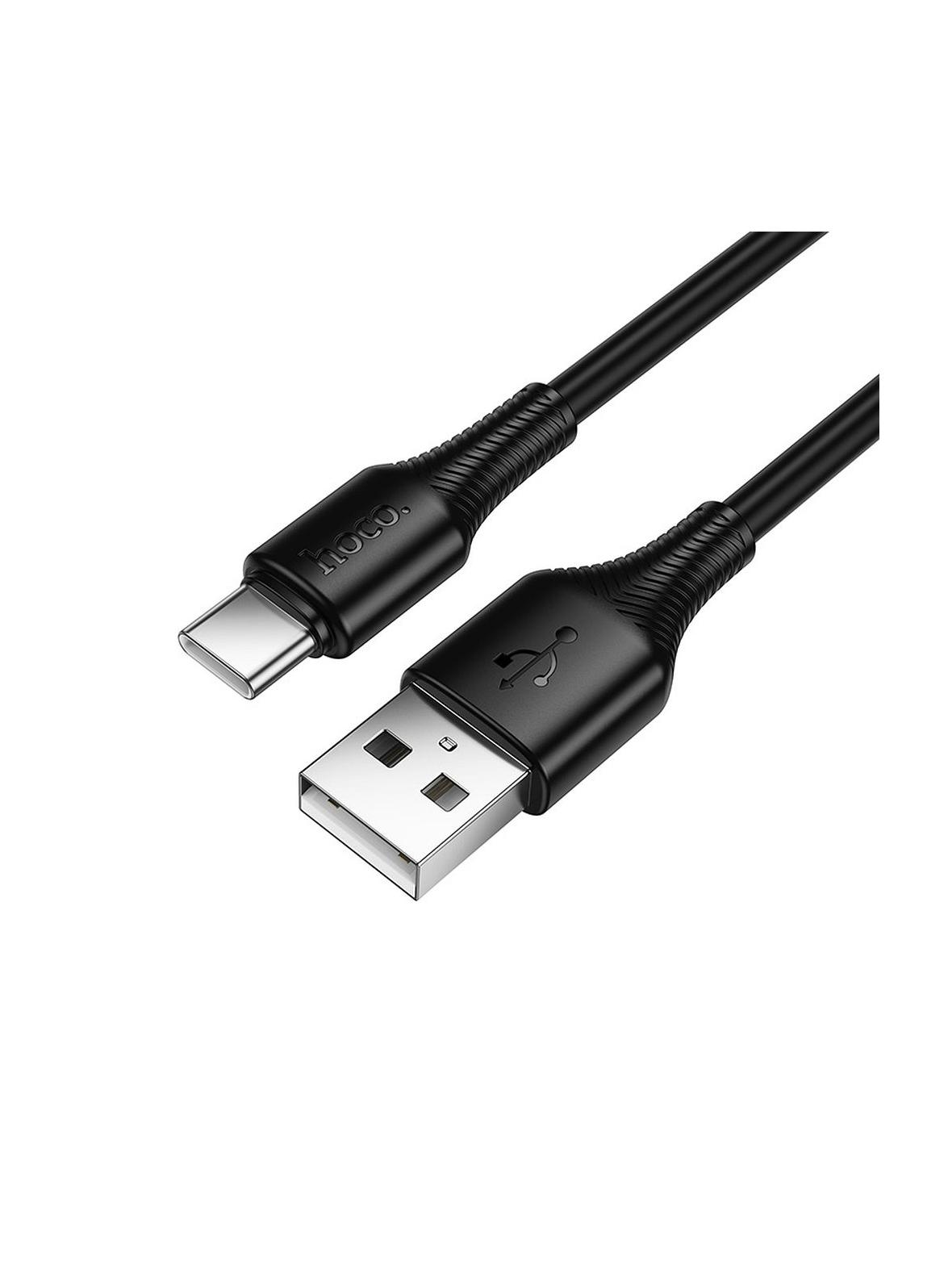 Kabel USB A do USB C Hoco 3A 1 m X120 czarny