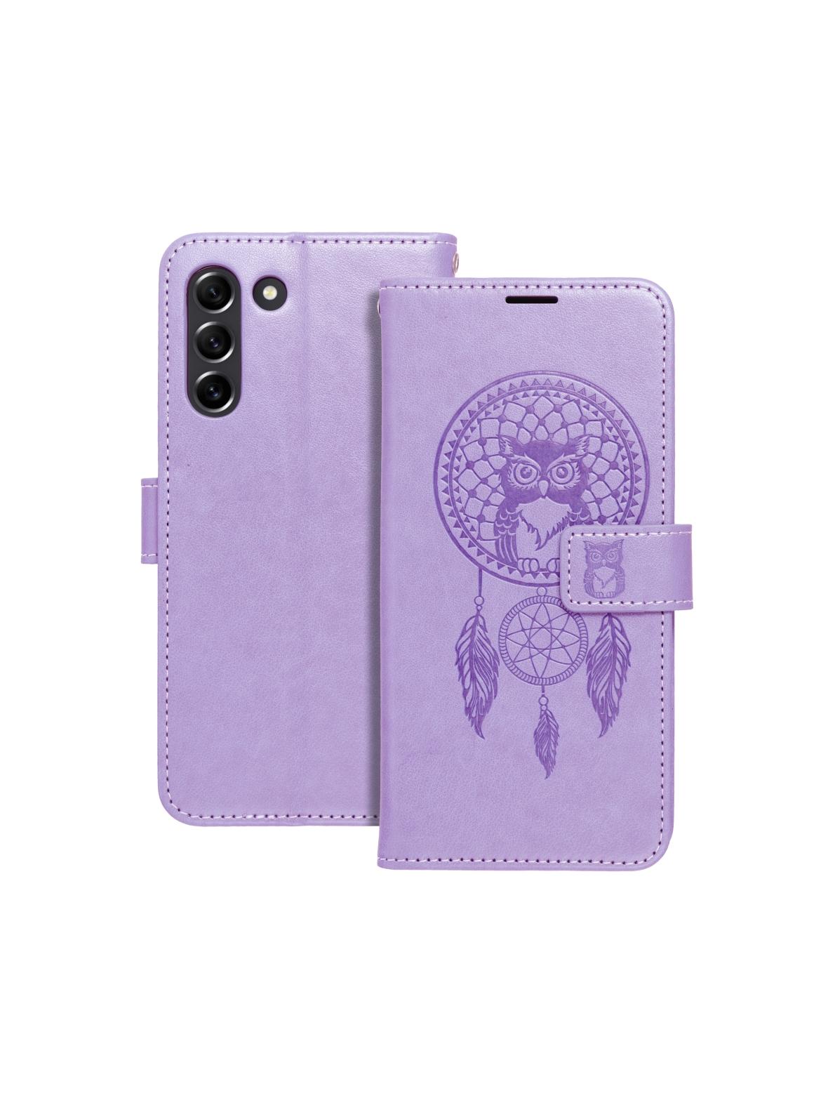 Kabura MEZZO Book do SAMSUNG S21 FE łapacz snów fioletowy