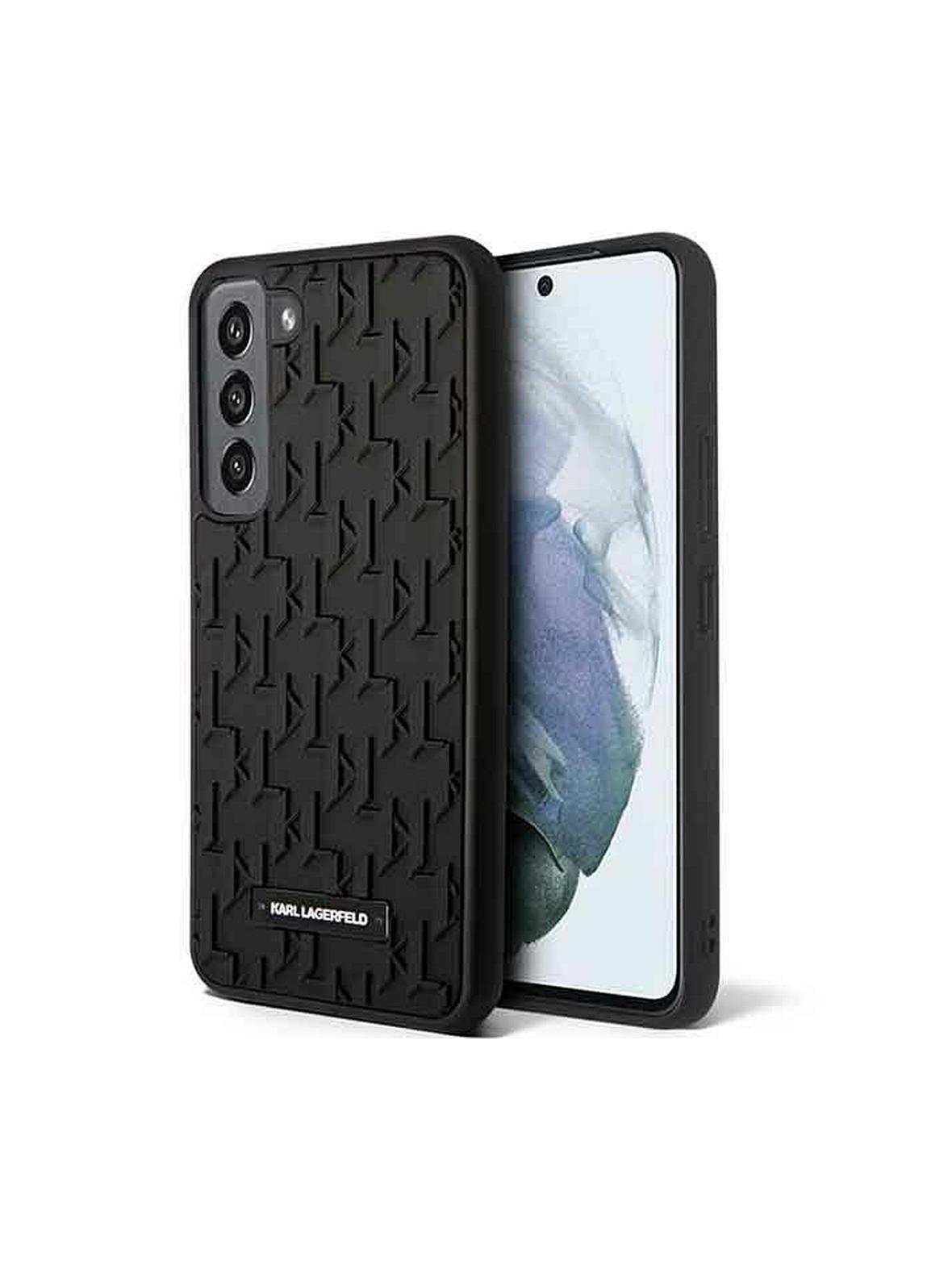 KARL LAGERFELD futerał do SAMSUNG S23 KLHCS23SRUPKLPK (Rubber Mono Logo Plate) czarny