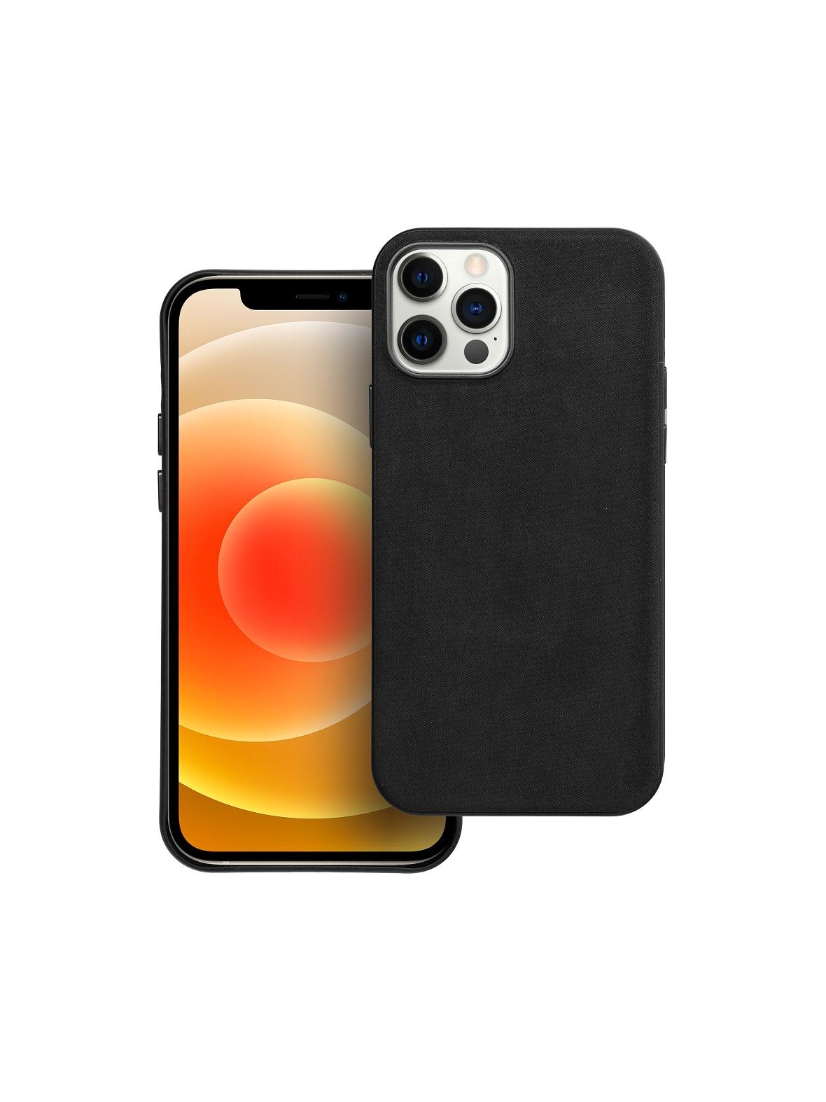 Futerał WOVEN MAG COVER kompatybilny z MagSafe do IPHONE 12 / 12 Pro czarny