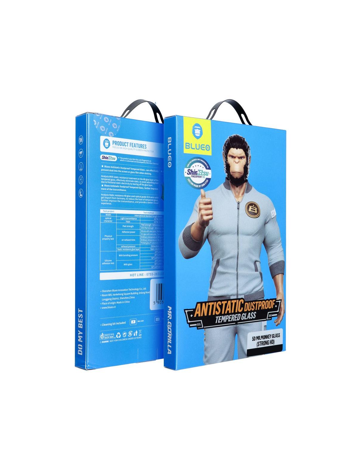 Szkło Hartowane 5D Mr. Monkey Glass - do Samsung Galaxy S24 czarny (Strong Lite)