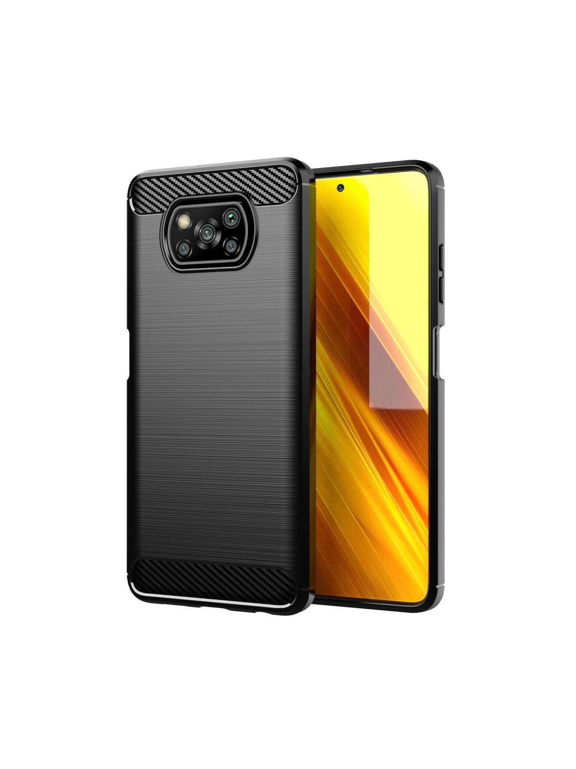 Futerał CARBON do XIAOMI POCO X3 czarny