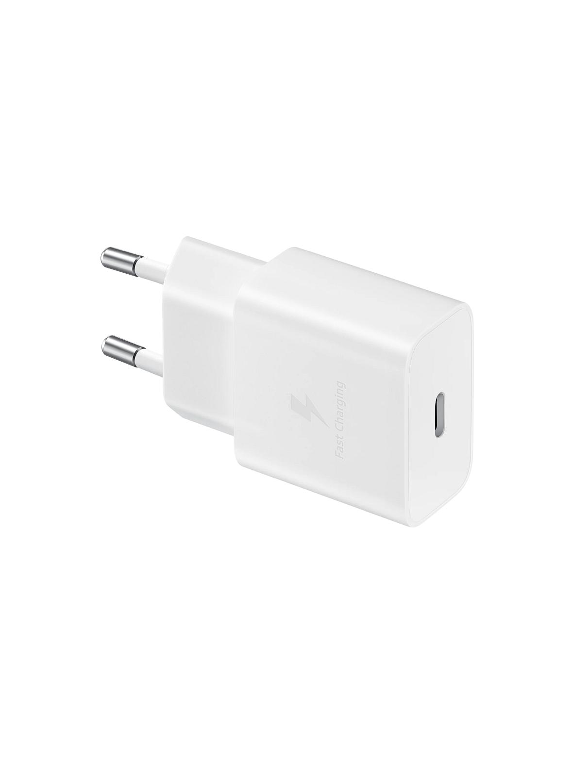 SAMSUNG oryginalna ładowarka sieciowa Typ C + kabel Typ C do Typ C PD 3A 15W EP-T1510XWEGEU biała blister