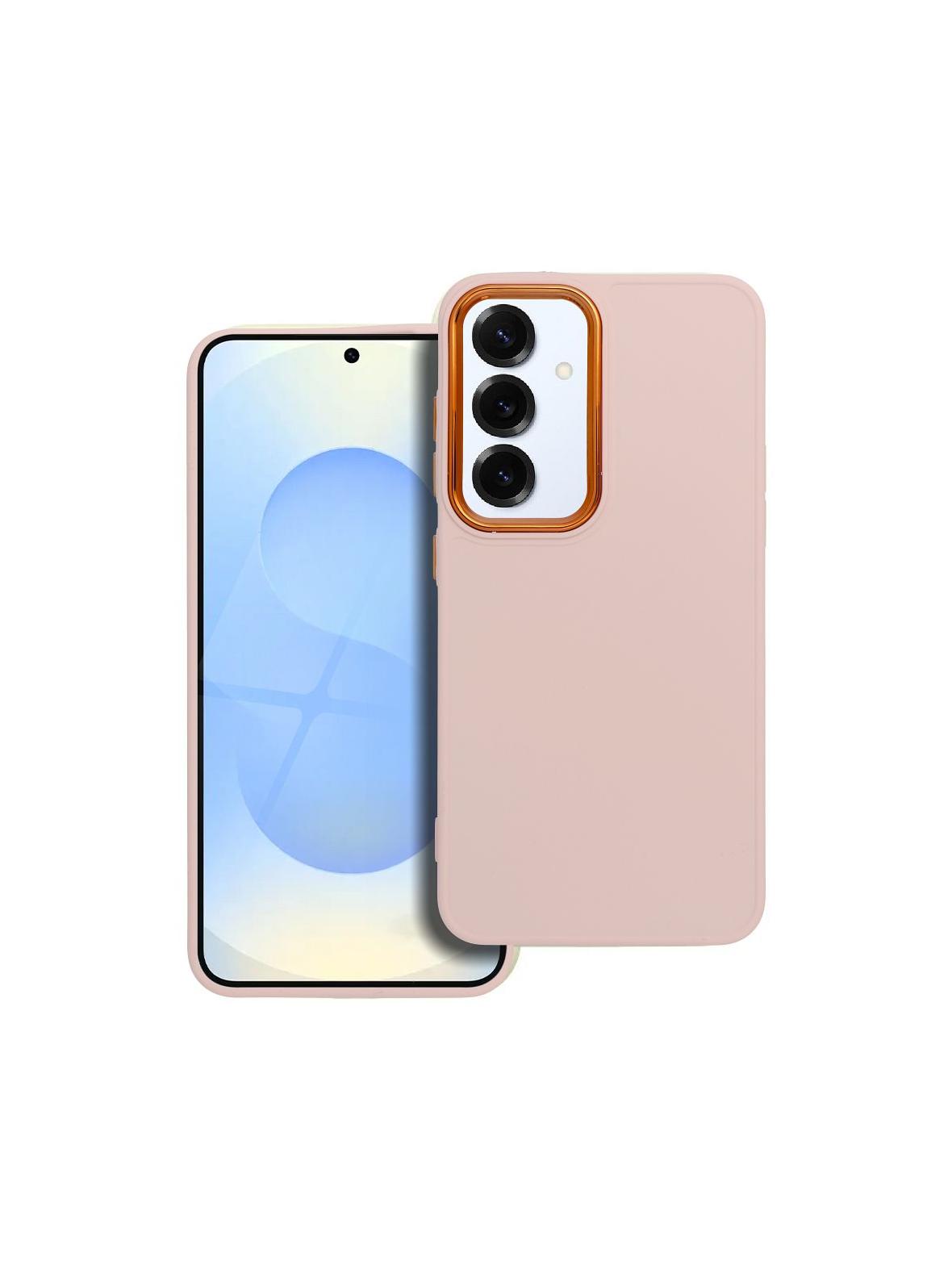 Futerał FRAME do SAMSUNG S25 pudrowy róż