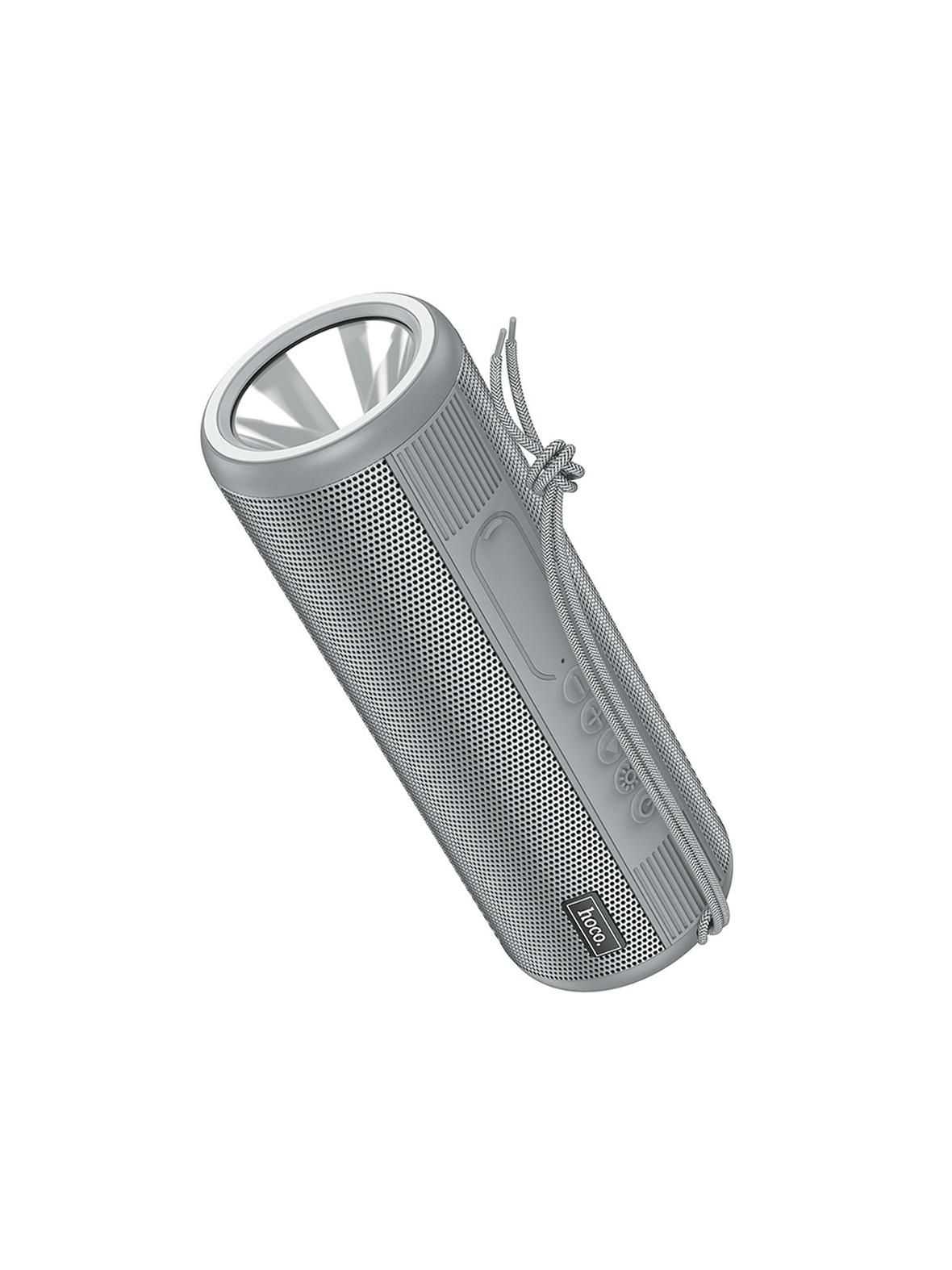 Głośnik bluetooth z latarką 2 x 15W 2h Hoco HC11 szary