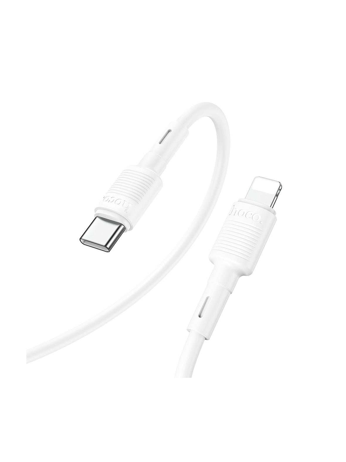 Kabel USB C do Lightning Hoco PD 2,4A 20W 1 m X83 biały