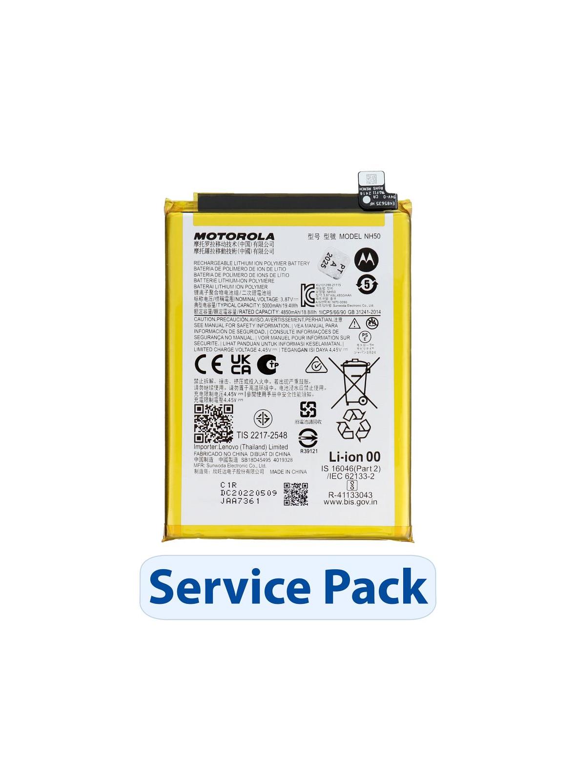 ServicePack Bateria SB18D69208  do Motorola Moto E13/E32/E32s/G13/G22/G53