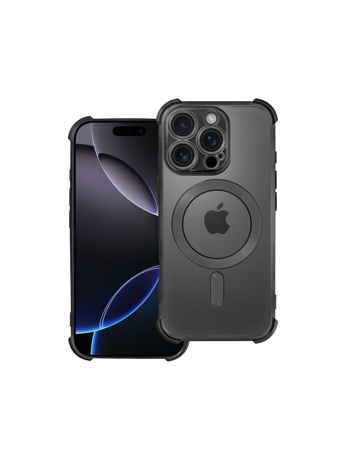 Futerał ANTISHOCK ELECTRO do IPHONE 16 Pro kompatybilny z MagSafe czarny