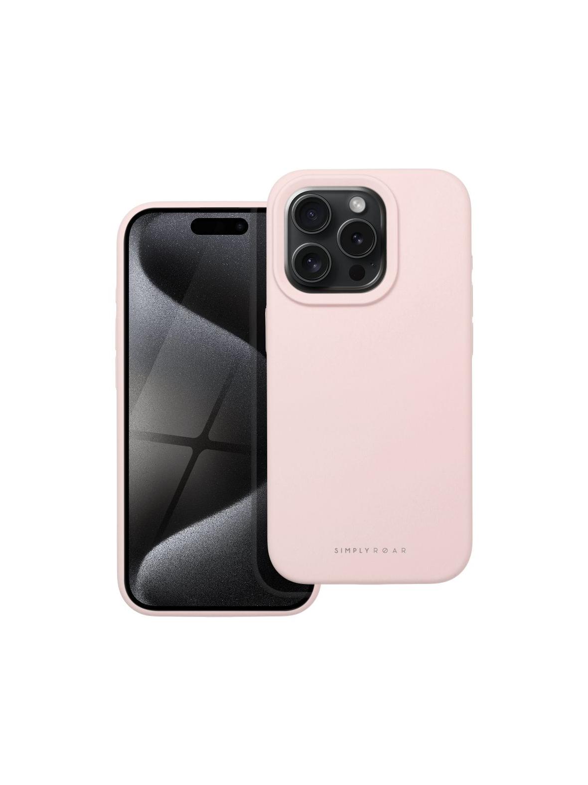 ROAR futerał CLOUD SKIN do IPHONE 15 Pro Jasnoróżowy