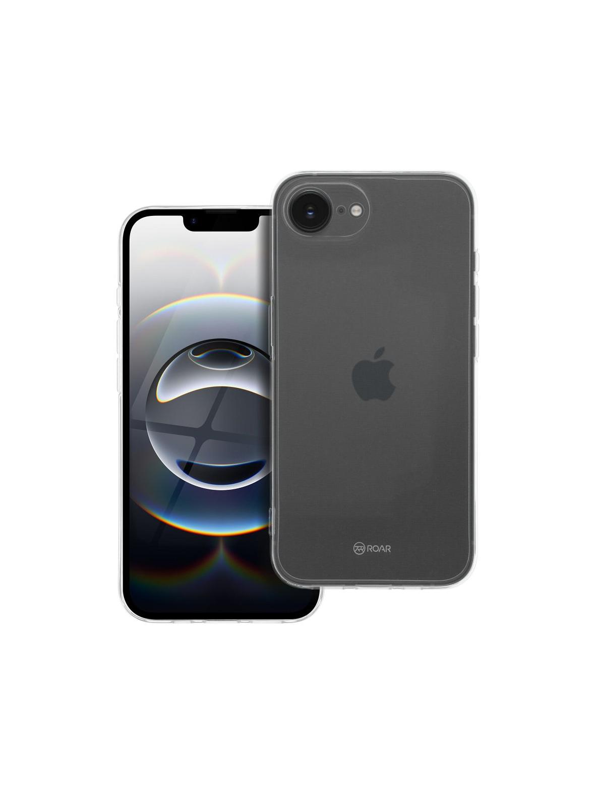 ROAR futerał ALL DAY COLORFUL JELLY do IPHONE 16e (SE 4 2025) transparentny