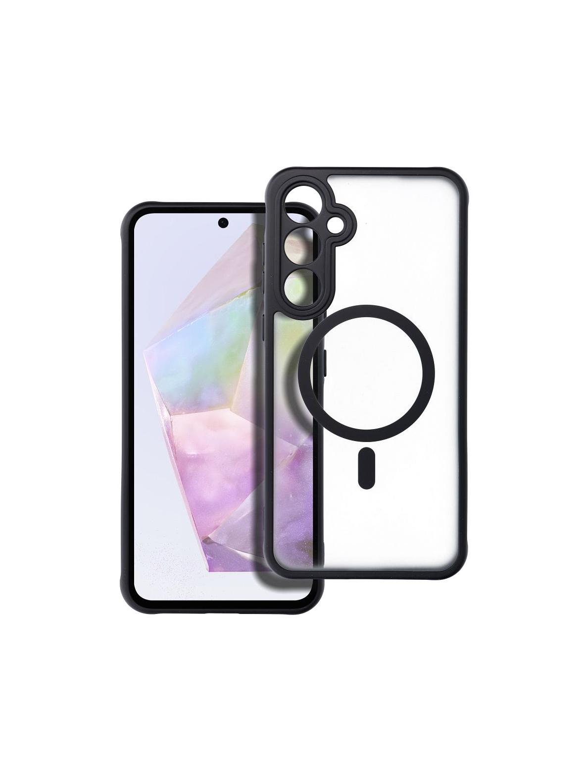 Futerał FULL MATTE MAG COVER kompatybilny z MagSafe do SAMSUNG A35 czarny