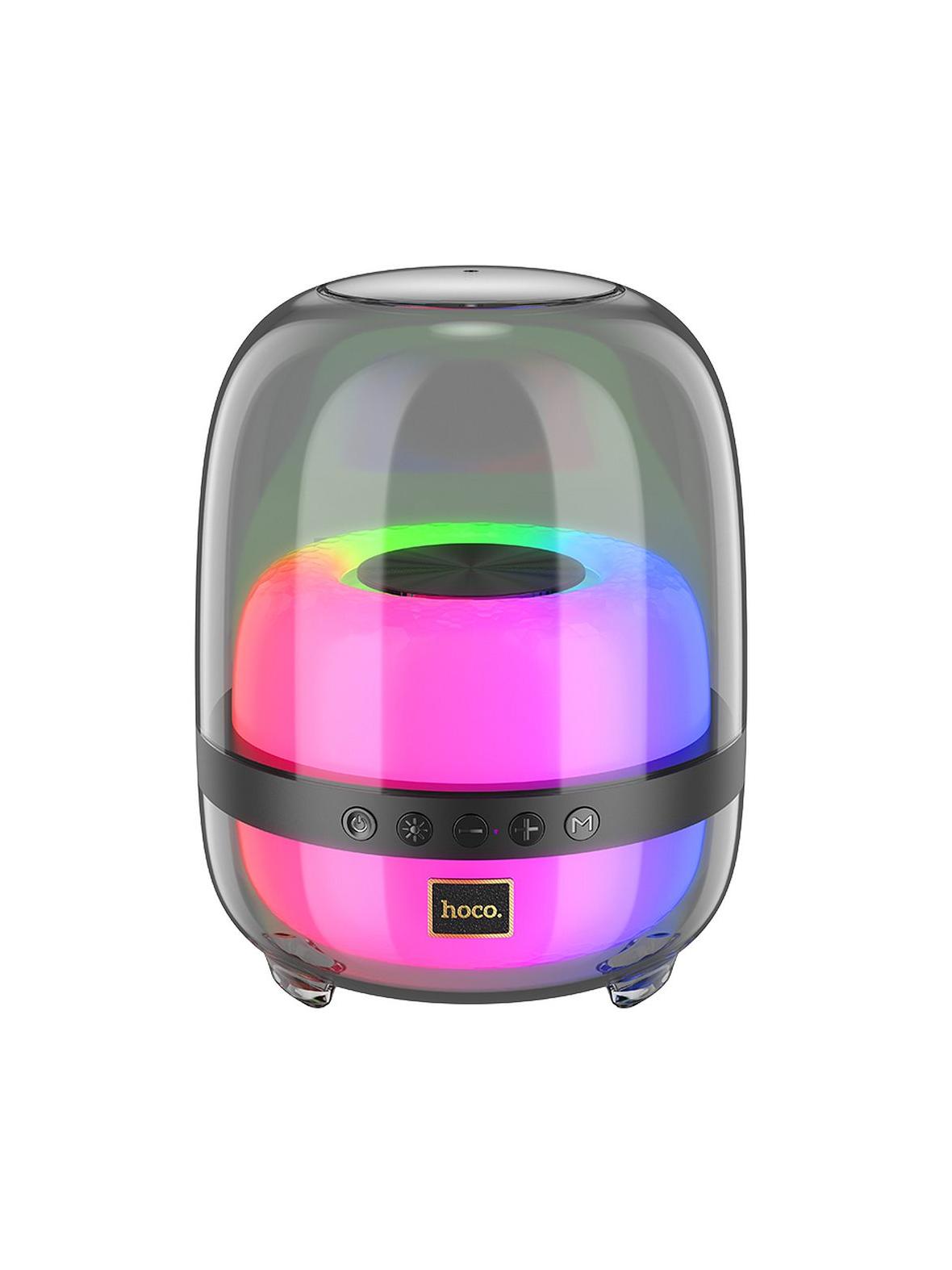 Głośnik bluetooth LED 10W 5h Hoco BS58 czarny