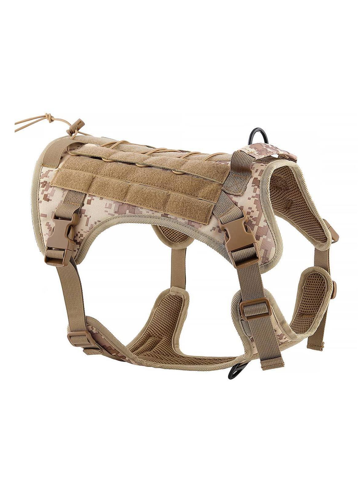 Szelki dla psa TACTICAL rozmiar XL brązowe