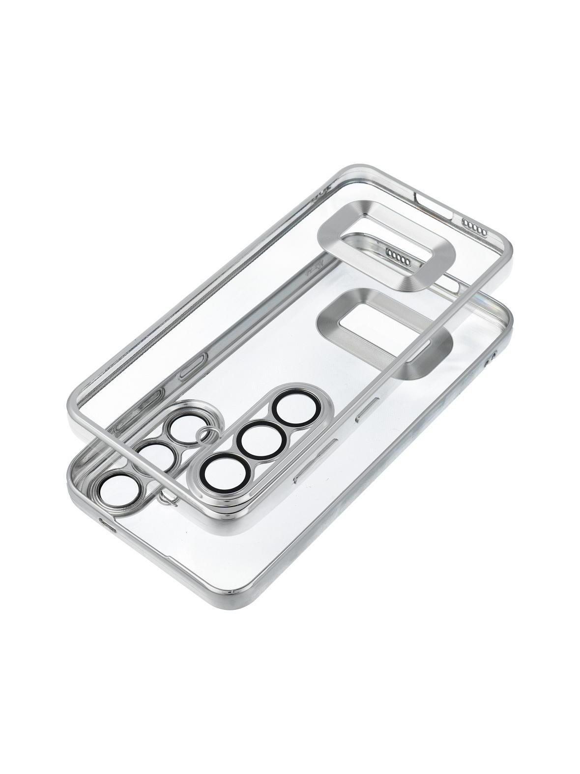 Futerał GLAM do SAMSUNG A36 5G srebrny