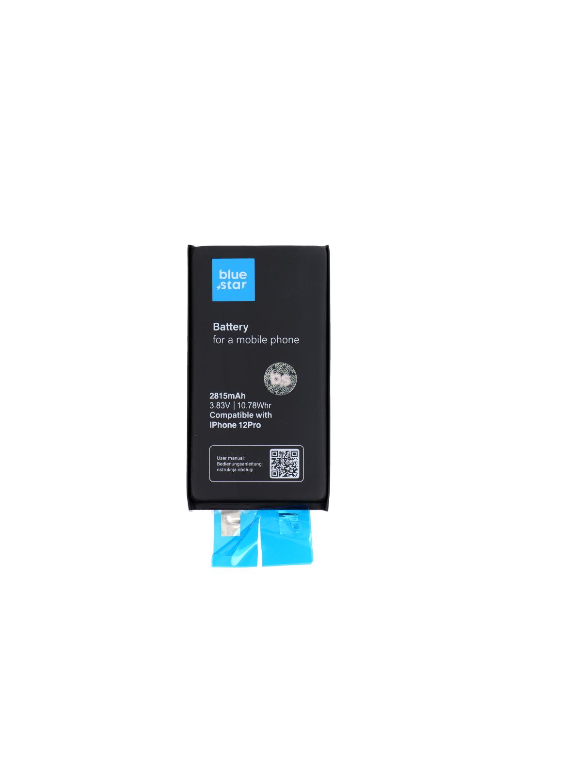 Bateria bez BMS do iPhone 12 / 12 Pro 2815 mAh Blue Star HQ
