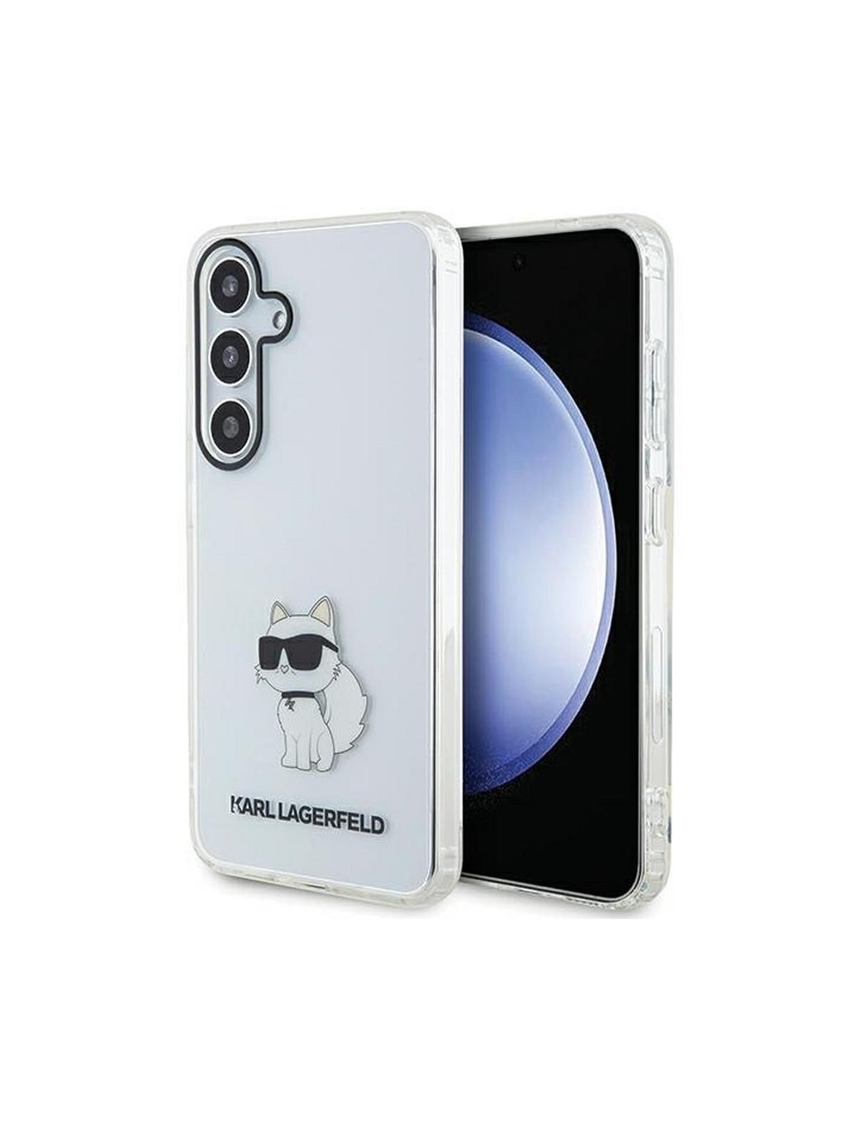 KARL LAGERFELD futerał do SAMSUNG S24 KLHCS24SHNCHTCT (IML NFT CHOUPETTE) transparentny