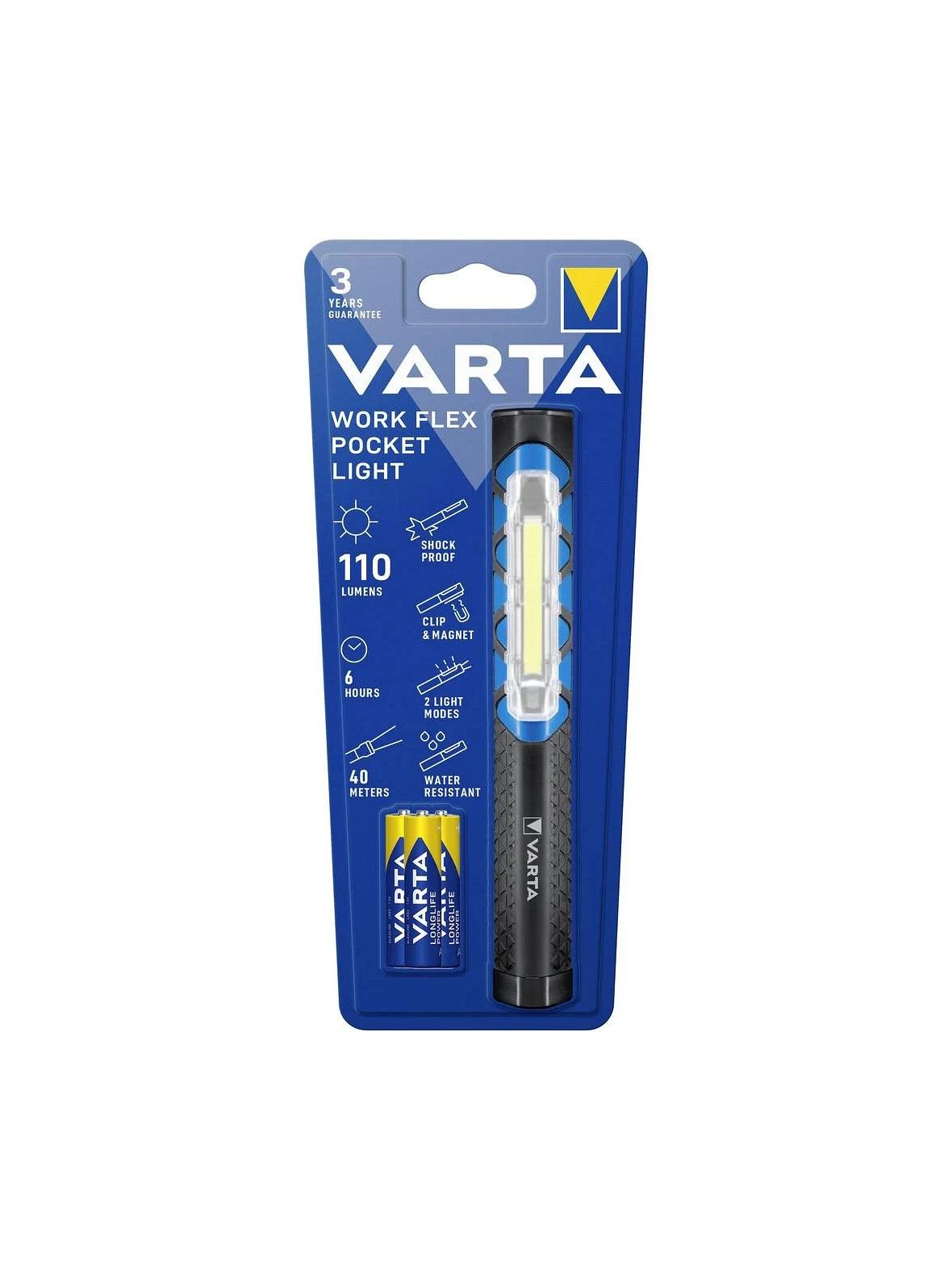 VARTA latarka LED Pen light 17647 + 3 x baterie R3 (AAA)