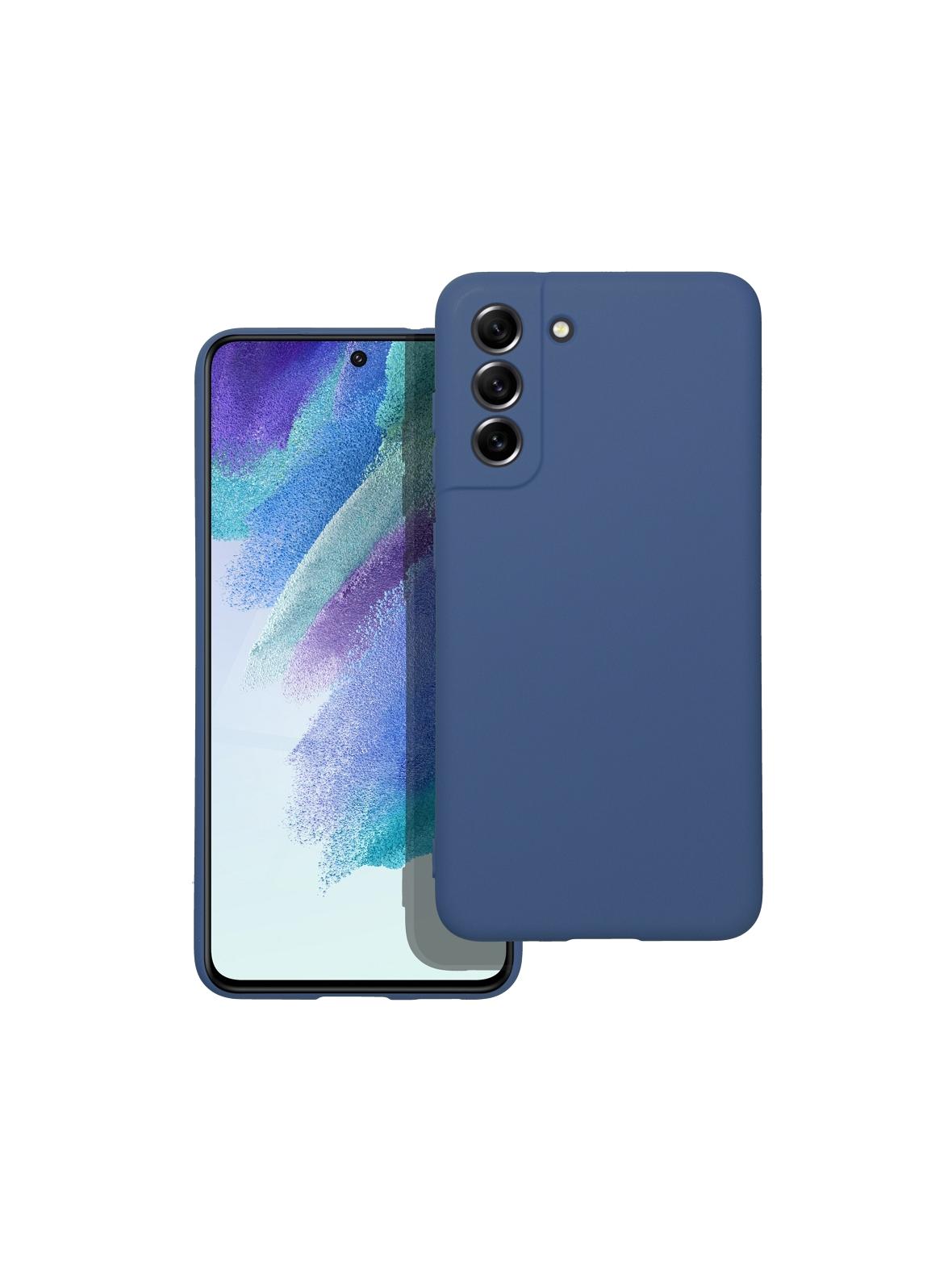 Futerał SILICONE do SAMSUNG S21 FE niebieski