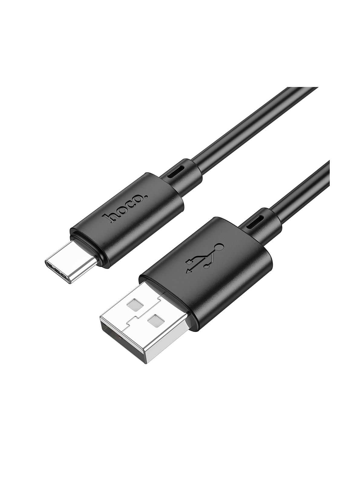 Kabel USB A do USB C Hoco 3A 1 m X88 czarny