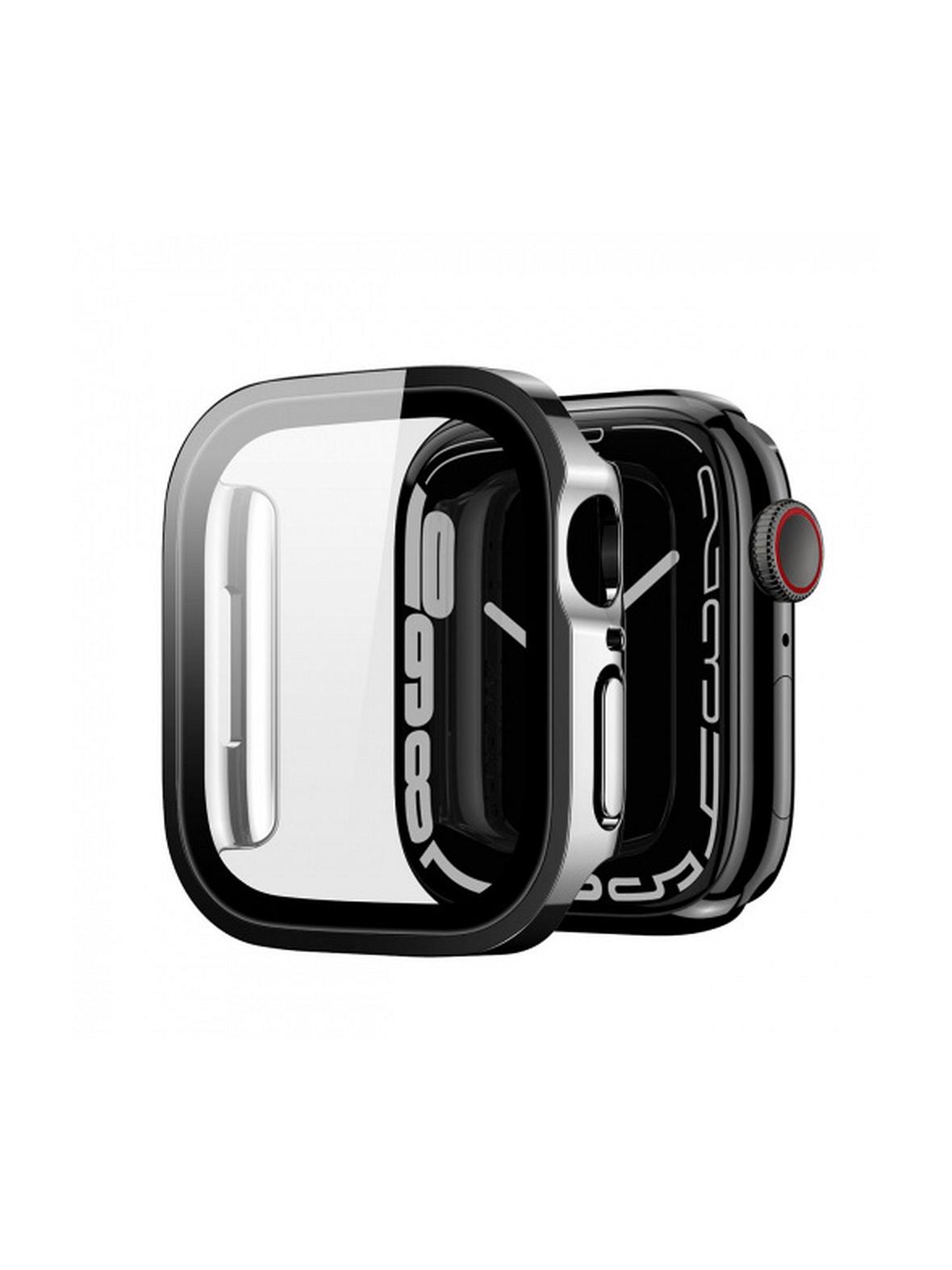 DUX DUCIS futerał HAMO ochronny ze szkłem do Apple Watch 7 / 8 / 9 45 mm czarny