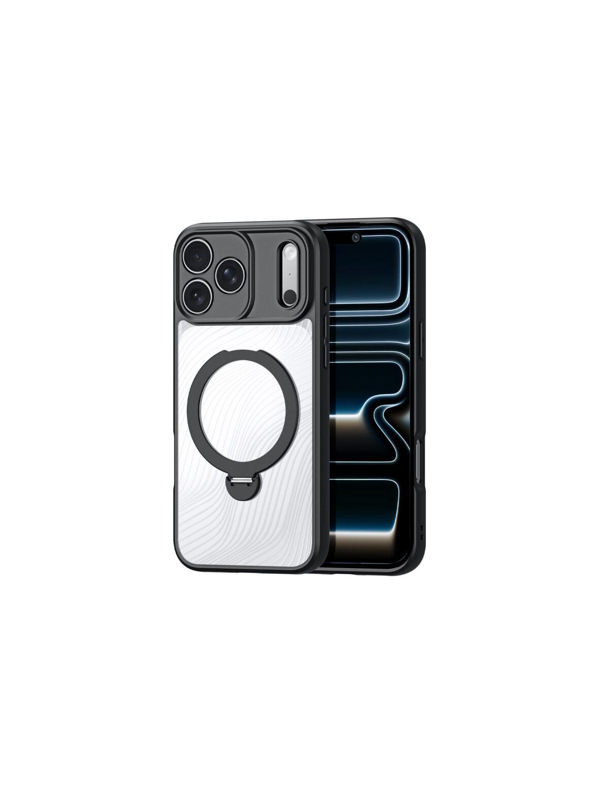 DUX DUCIS futerał AIMO MAG STAND kompatybilny z MagSafe do IPHONE 17 PRO MAX czarny