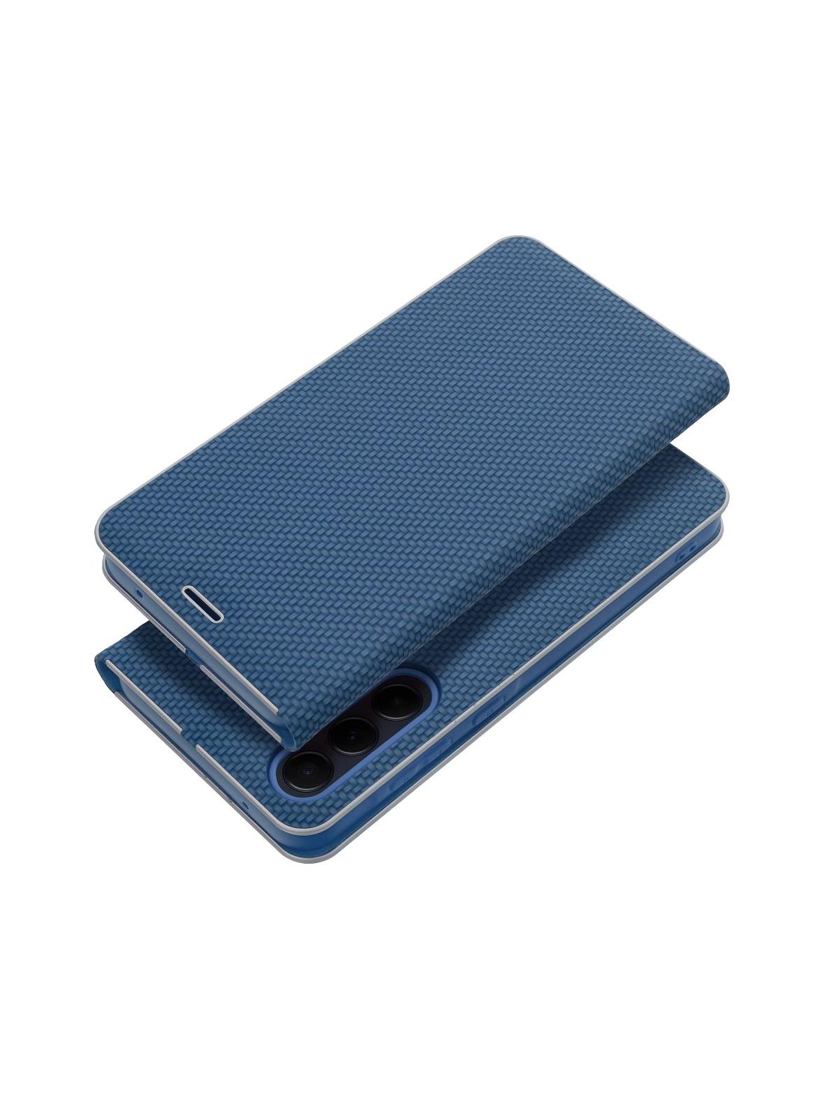Kabura LUNA Book Carbon do SAMSUNG A53 5G niebieski