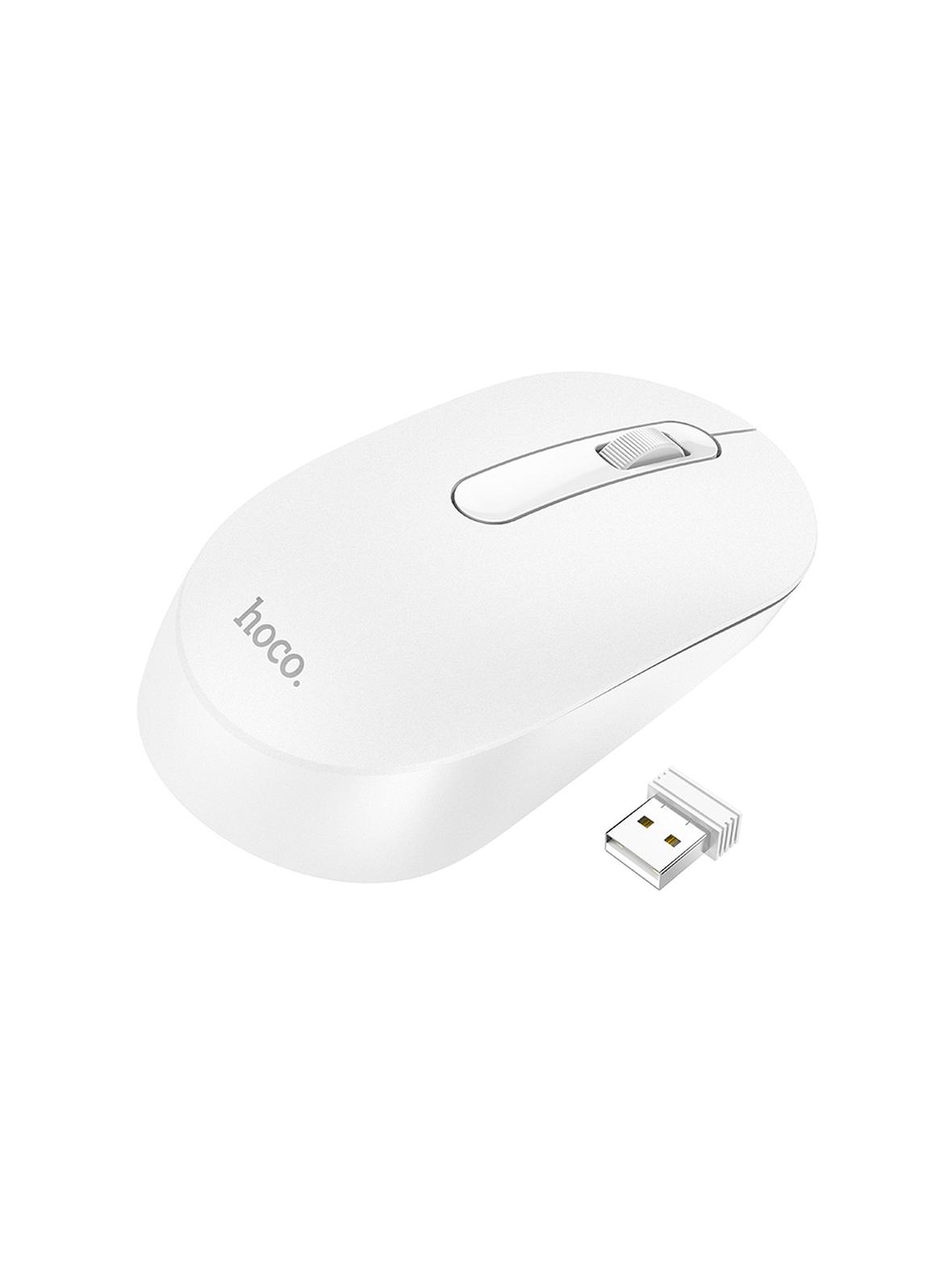 Myszka bezprzewodowa Hoco 2,4G 1200 dpi GM14 biała