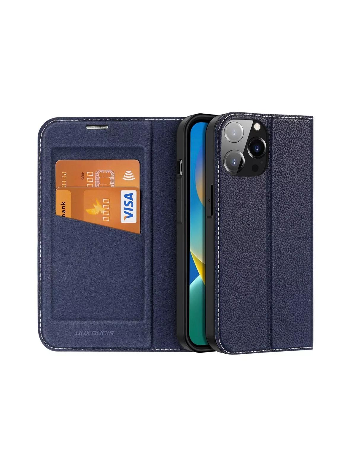 DUX DUCIS kabura SKIN X2 do IPHONE 14 Pro Max niebieska