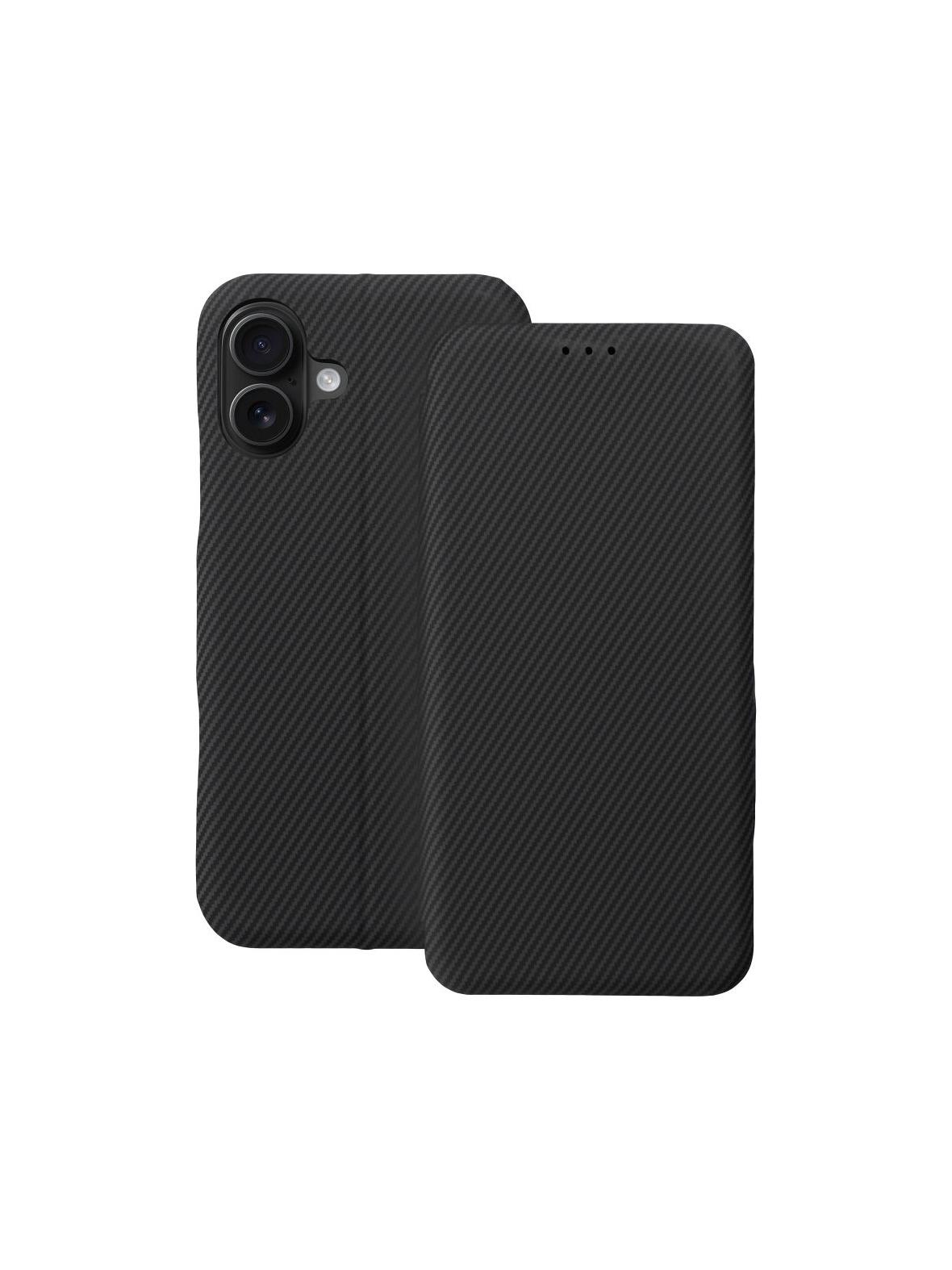 Kabura FOLIO Side Magnet do IPHONE 16 PLUS czarny